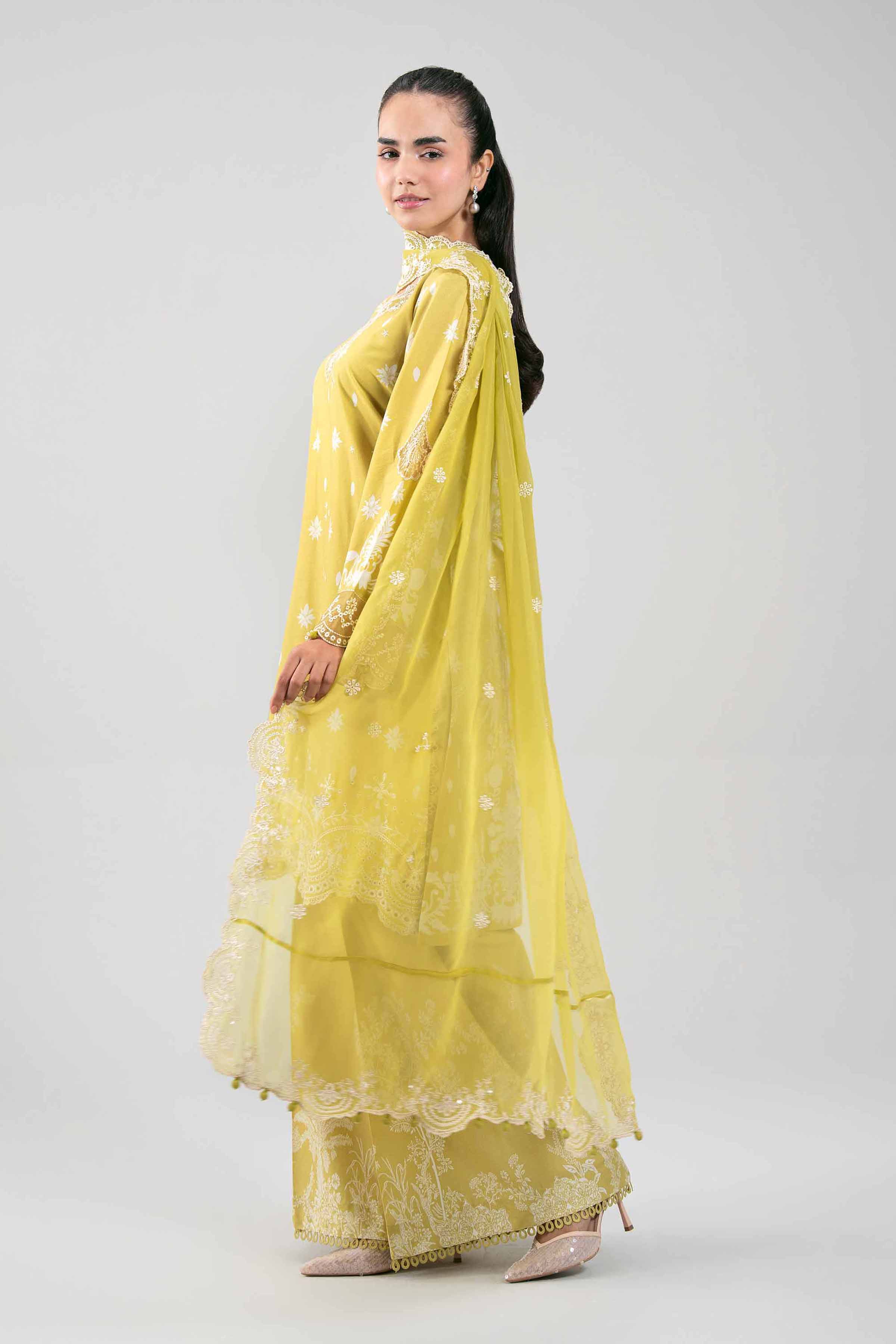 3 Piece - Embroidered Suit - 42601386 for Women - Unstitched Collection