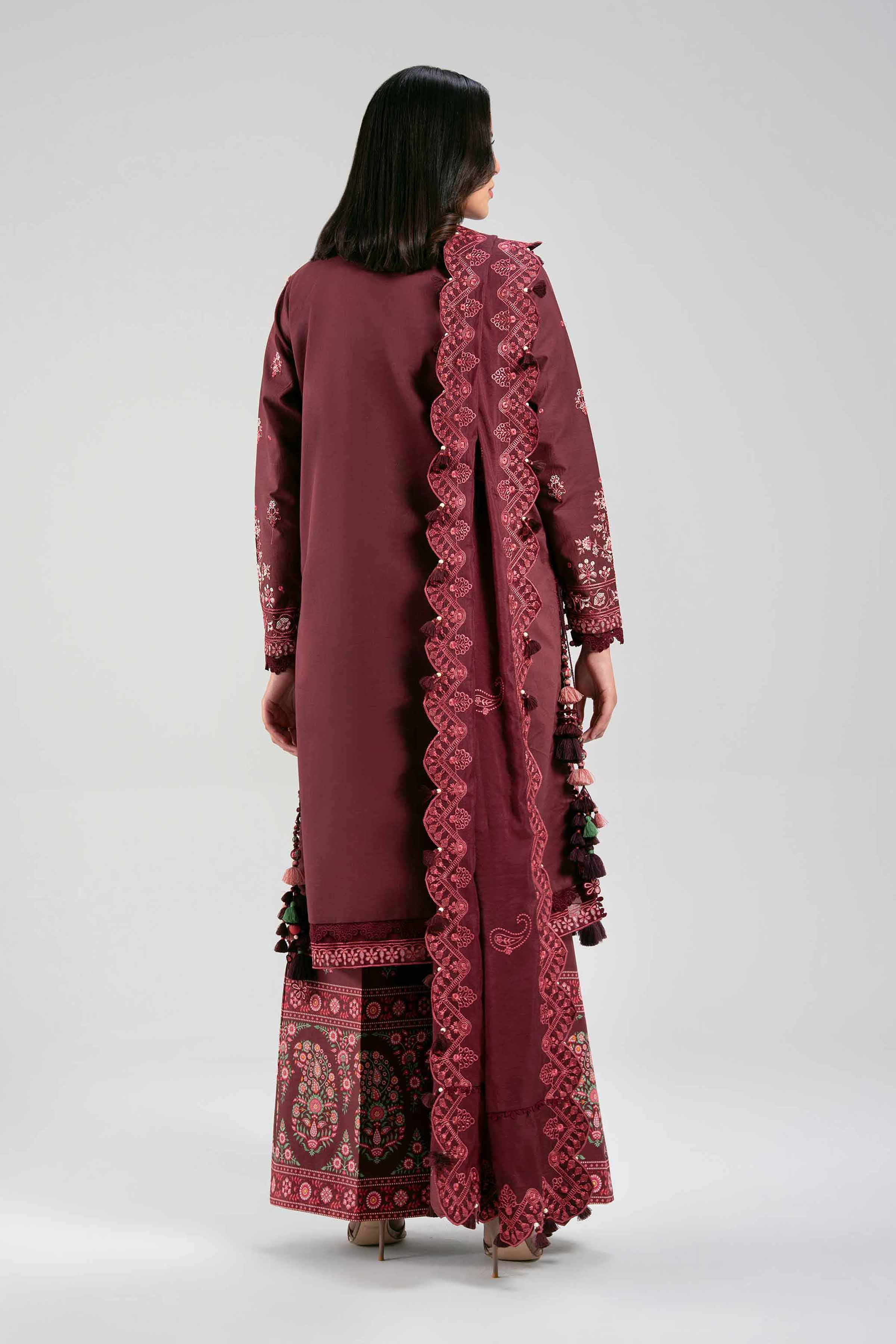 3 Piece - Digital Printed Embroidered Suit - 42601401