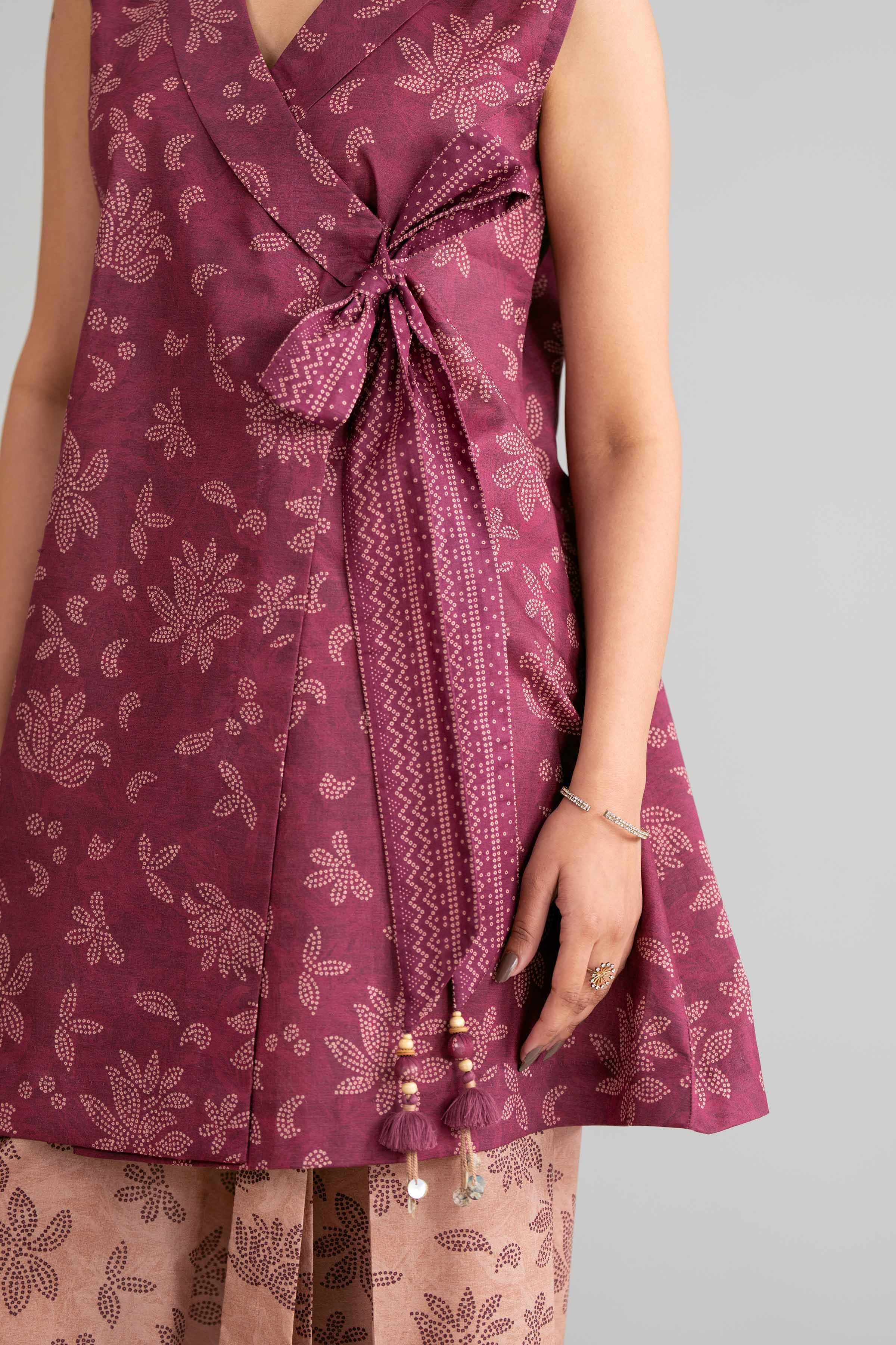 2 Piece - Printed Suit - 42601436 Red Lawn 2PC Printed Summer