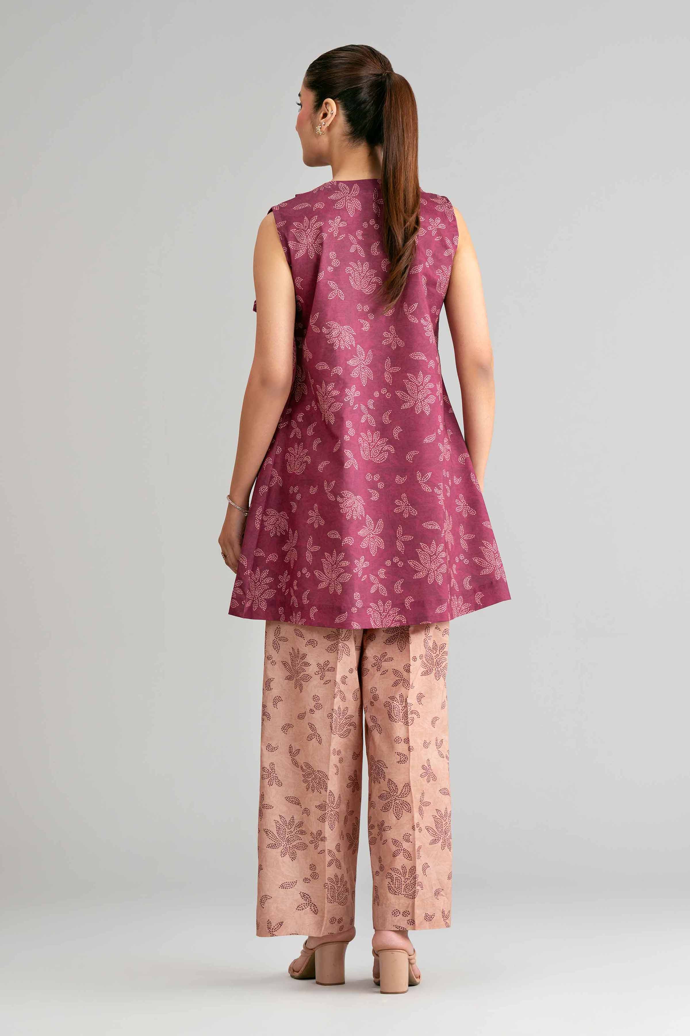 2 Piece - Printed Suit - 42601436 Red Lawn 2PC Printed Summer