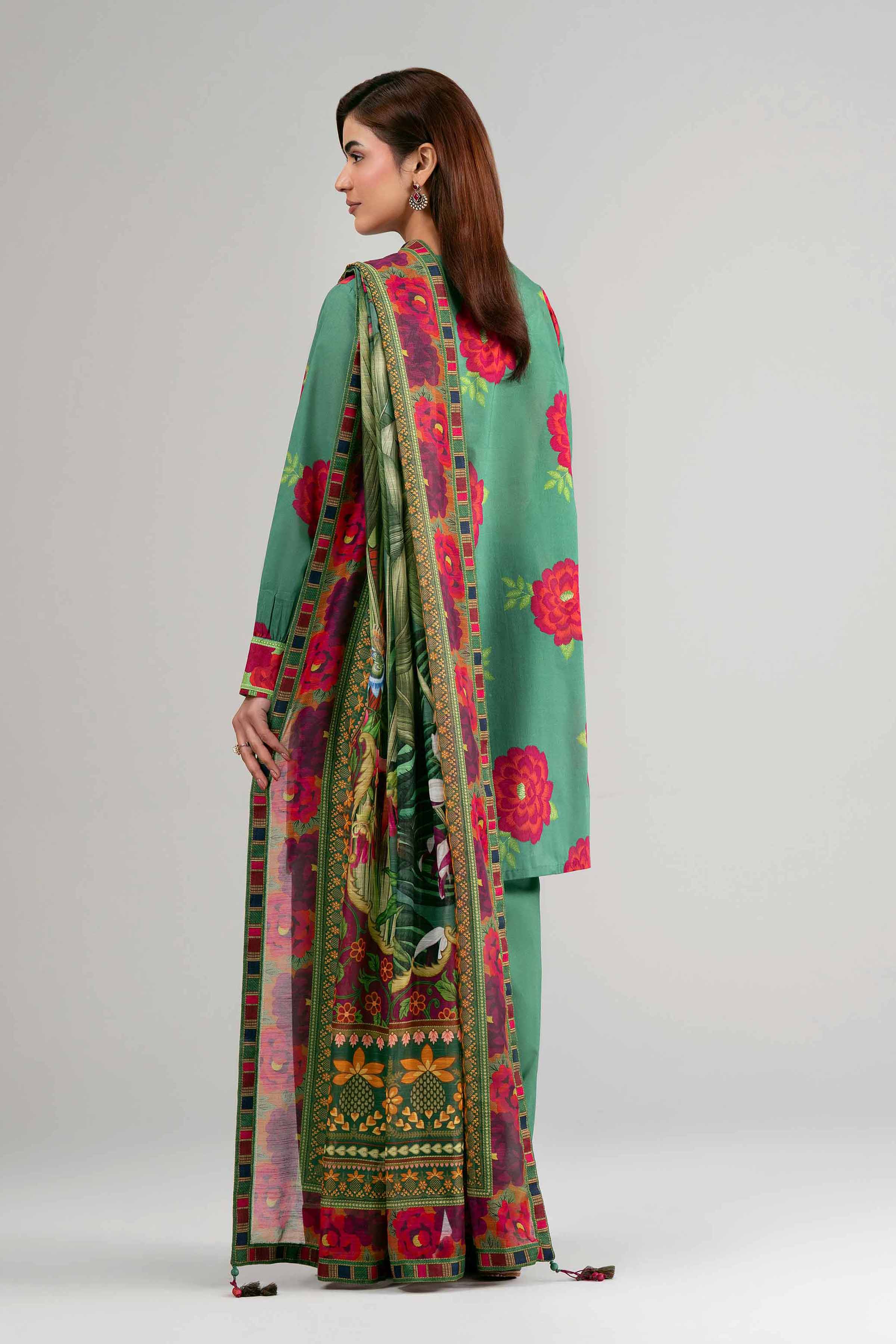3 Piece - Digital Printed Suit - 42601484