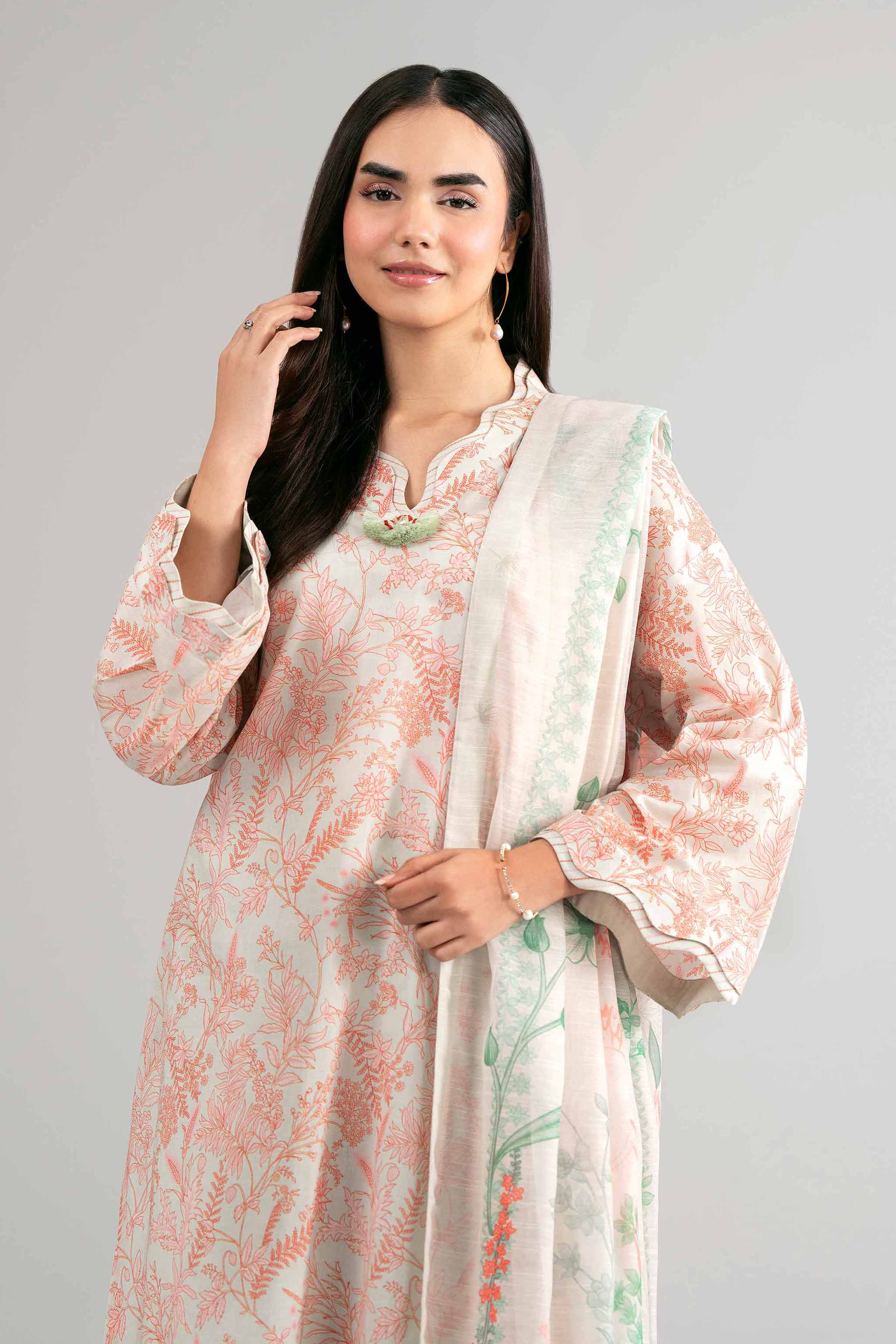 3 Piece - Digital Printed Suit - 42601496