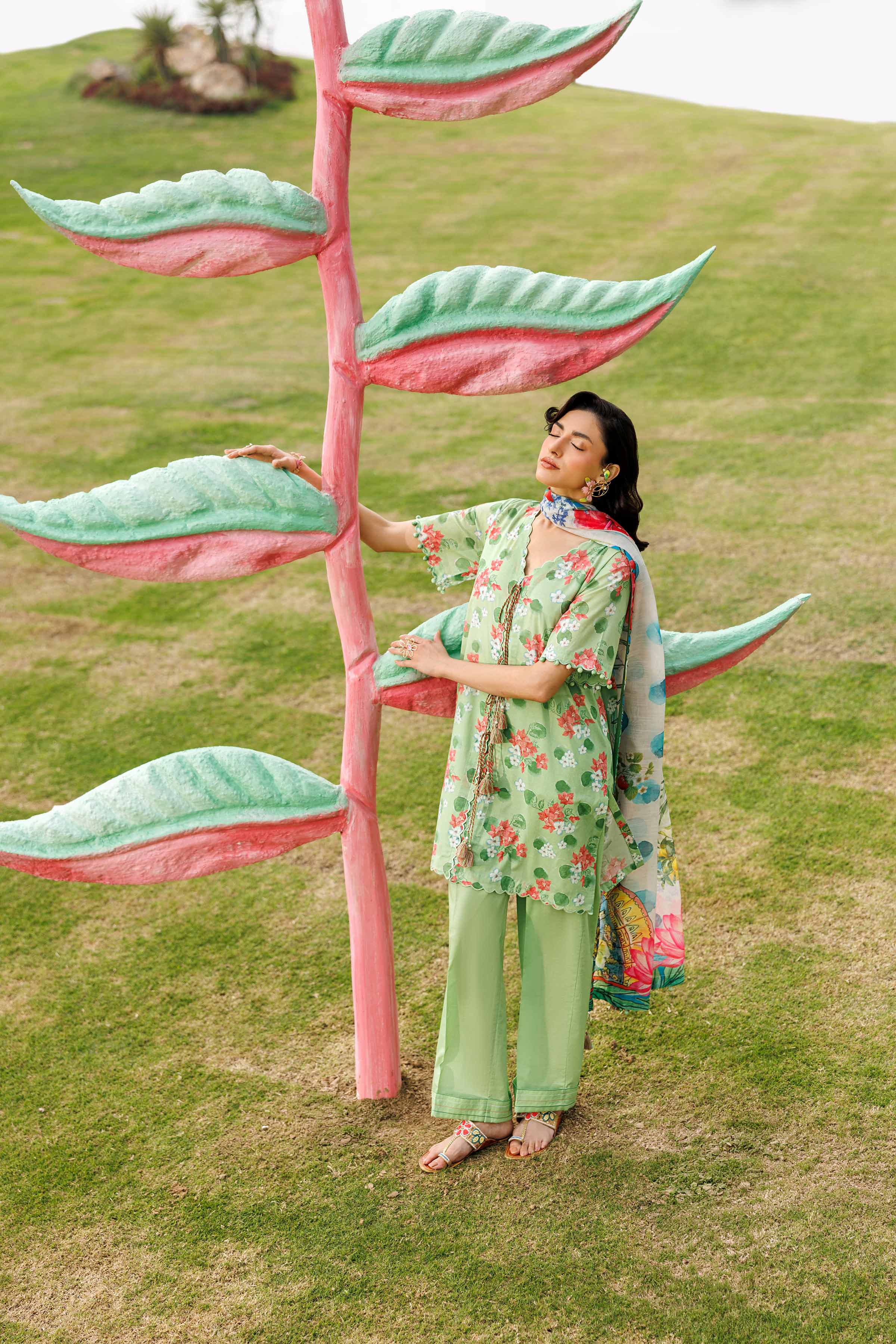 3 Piece - Digital Printed Suit - 42601497