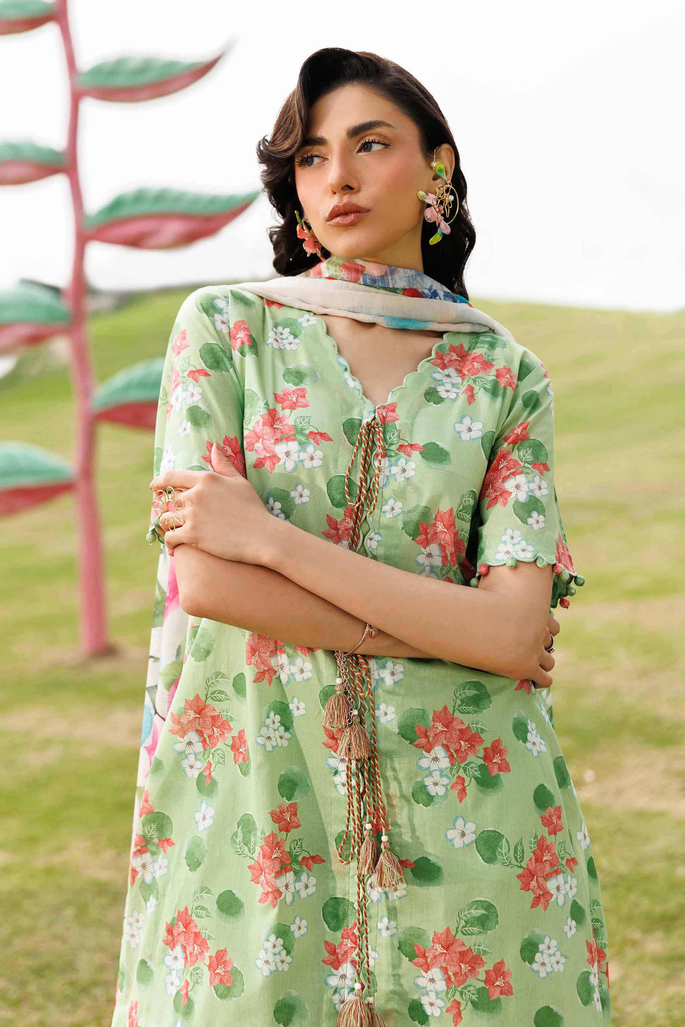 3 Piece - Digital Printed Suit - 42601497