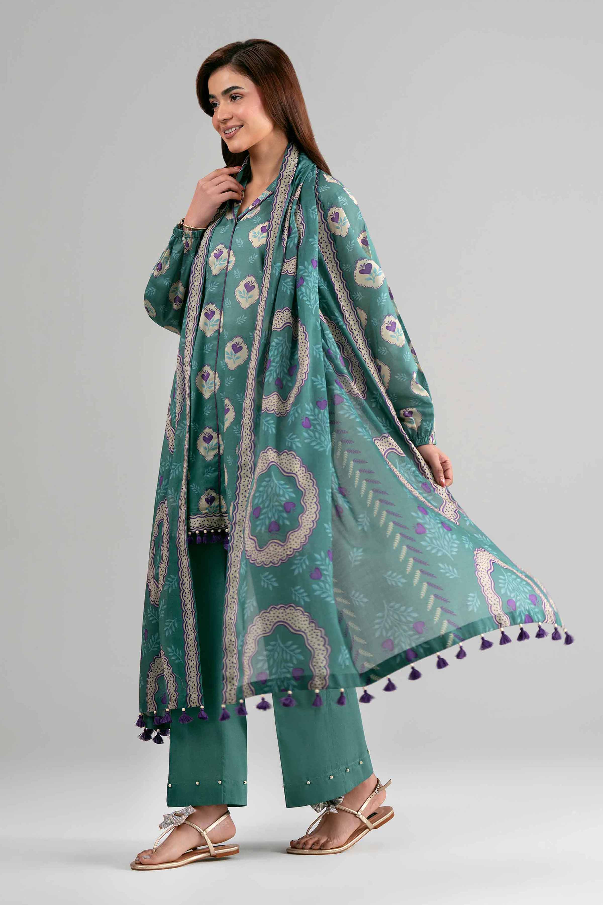 3 Piece - Printed Suit - 42601508