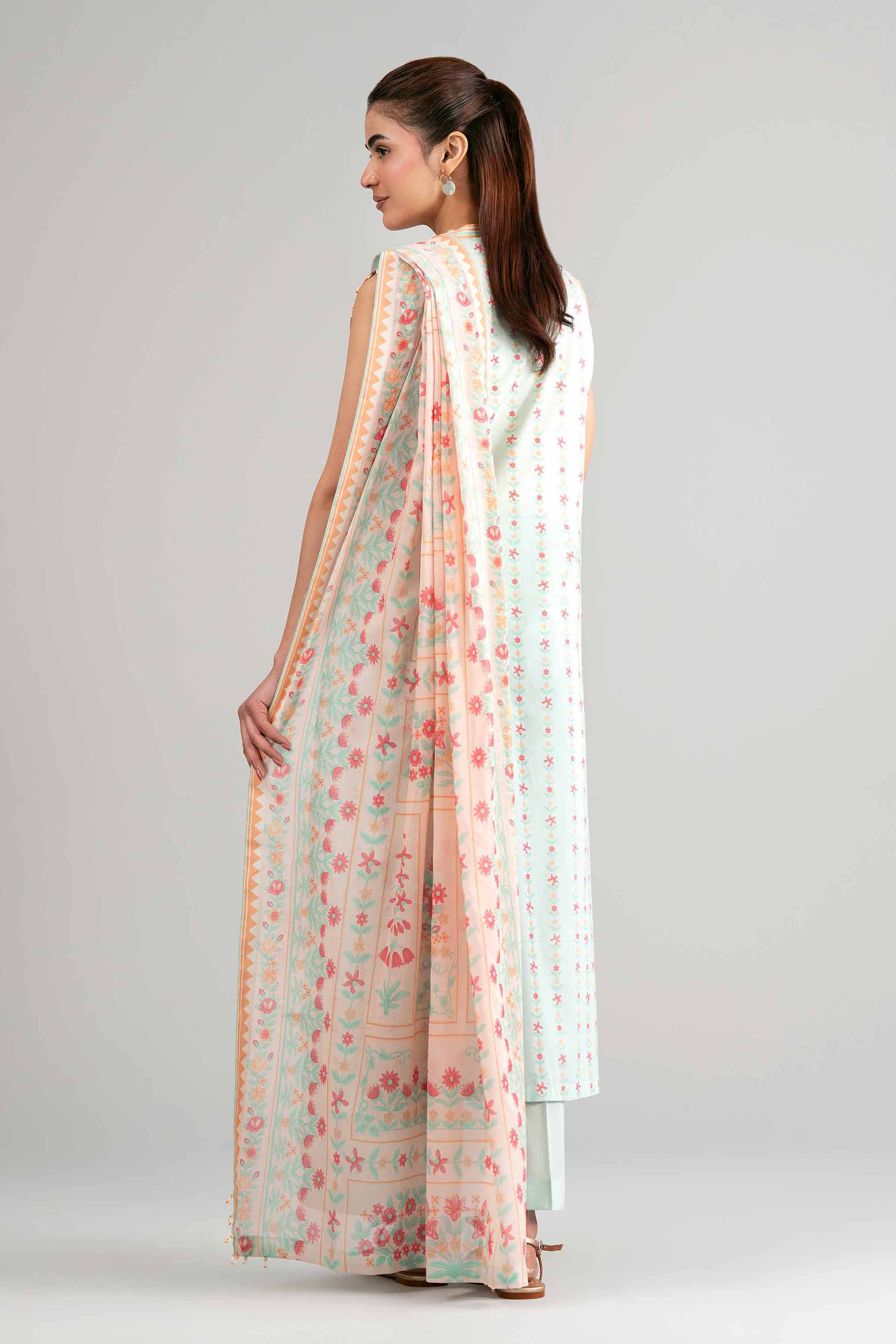 3 Piece - Printed Suit - 42601510 Green Lawn 3PC Printed Summer