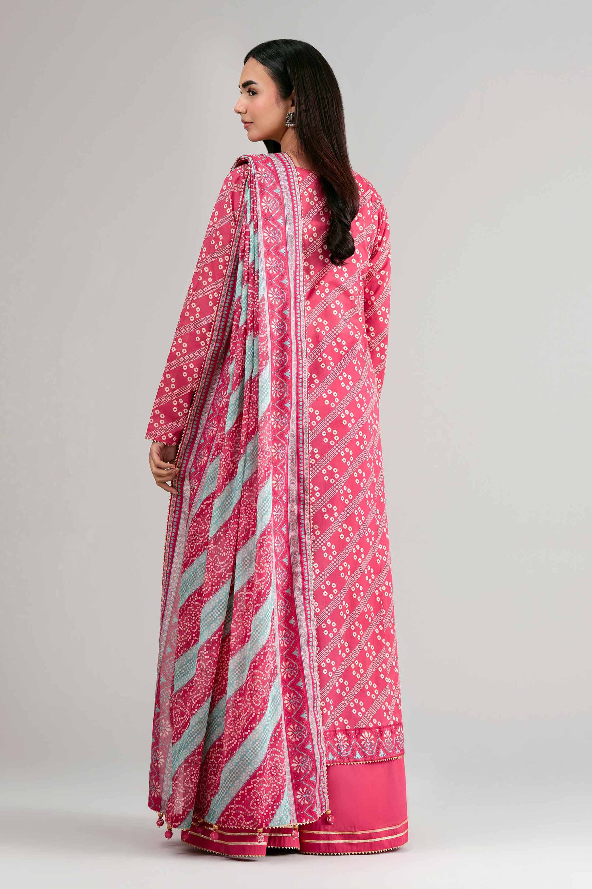 3 Piece - Printed Suit - 42601512 Red Lawn 3PC Printed Summer