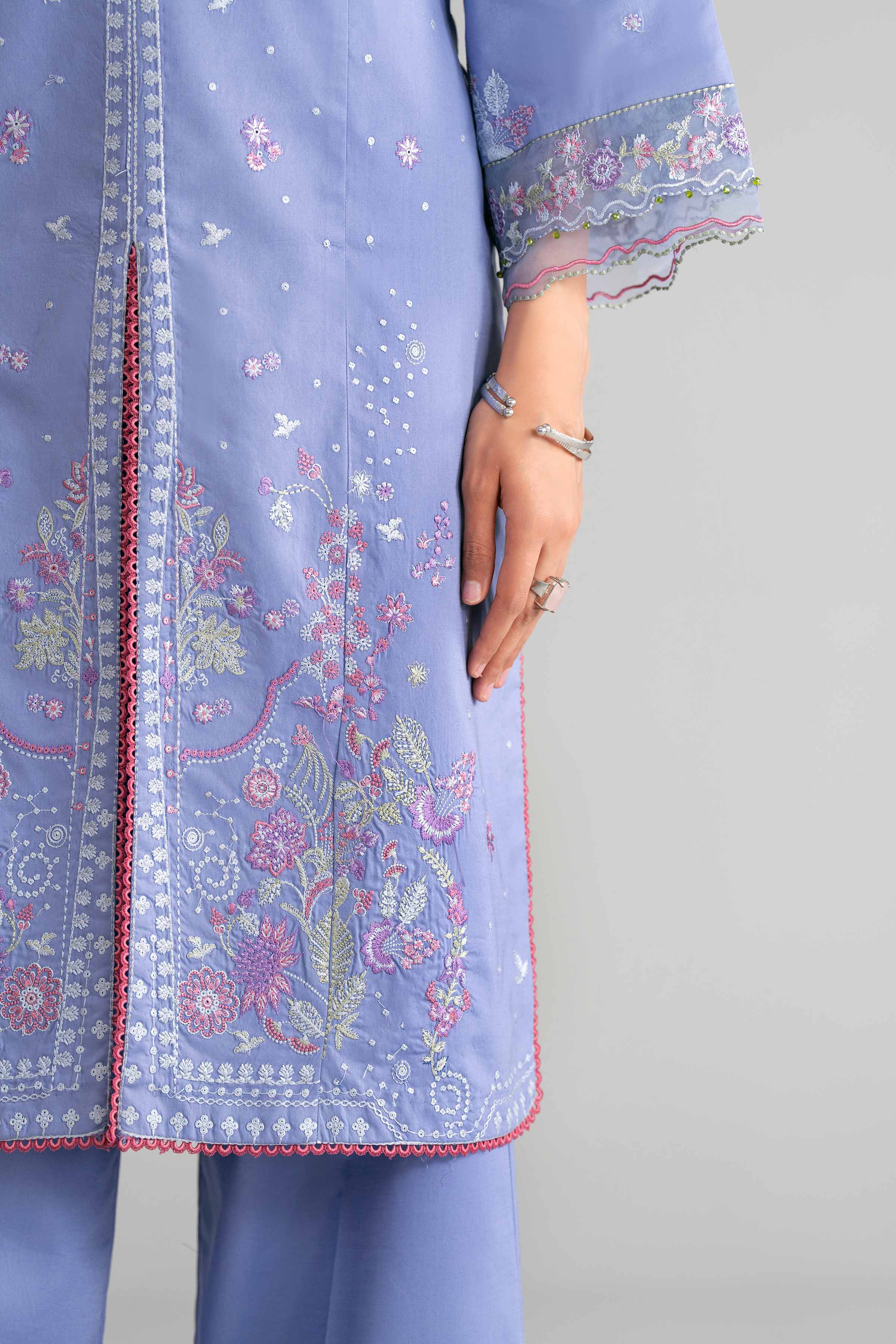 3 Piece - Digital Printed Embroidered Suit - 42601549 Lawn 3PC Embroidered Summer