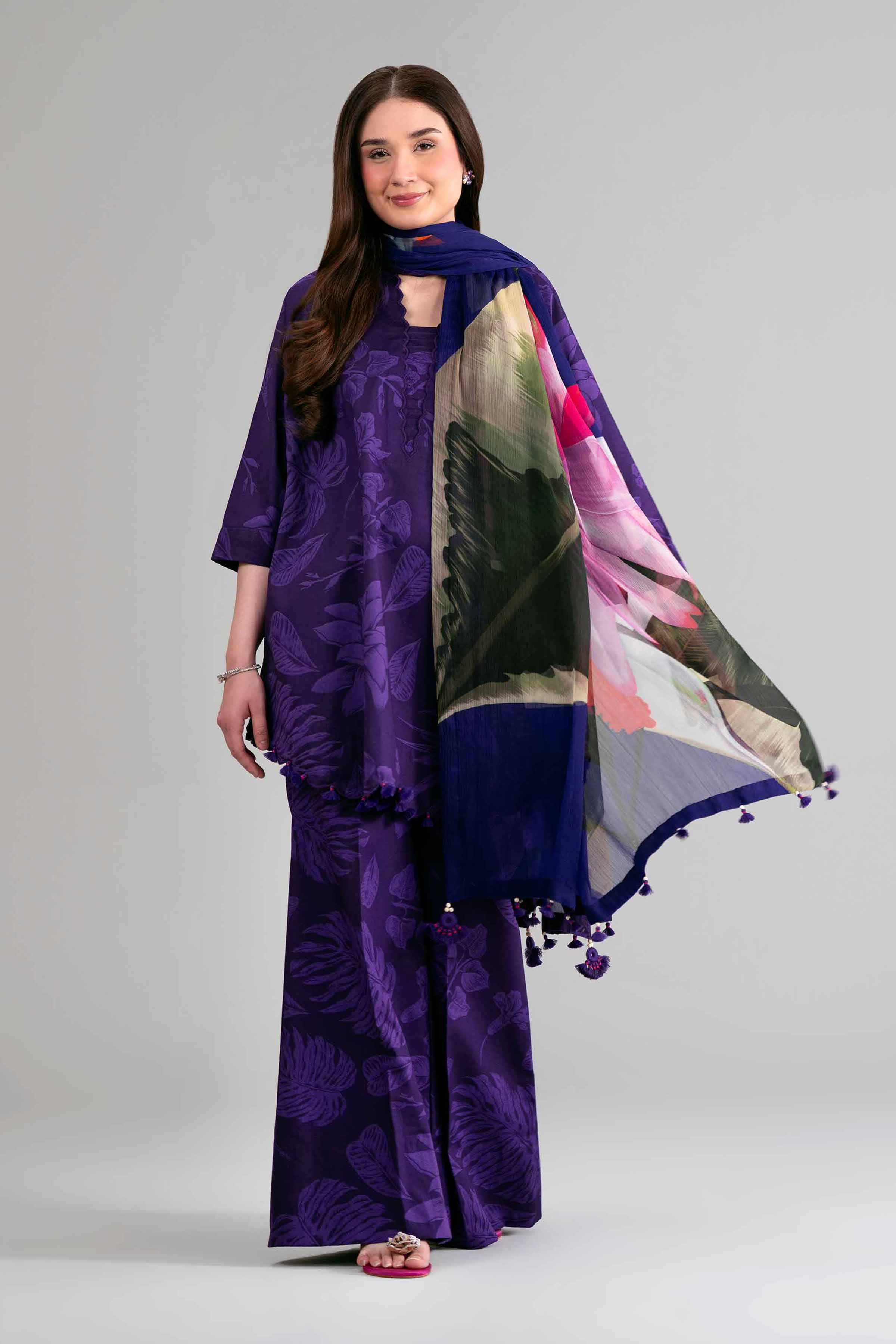 3 Piece - Digital Printed Suit - 42601580
