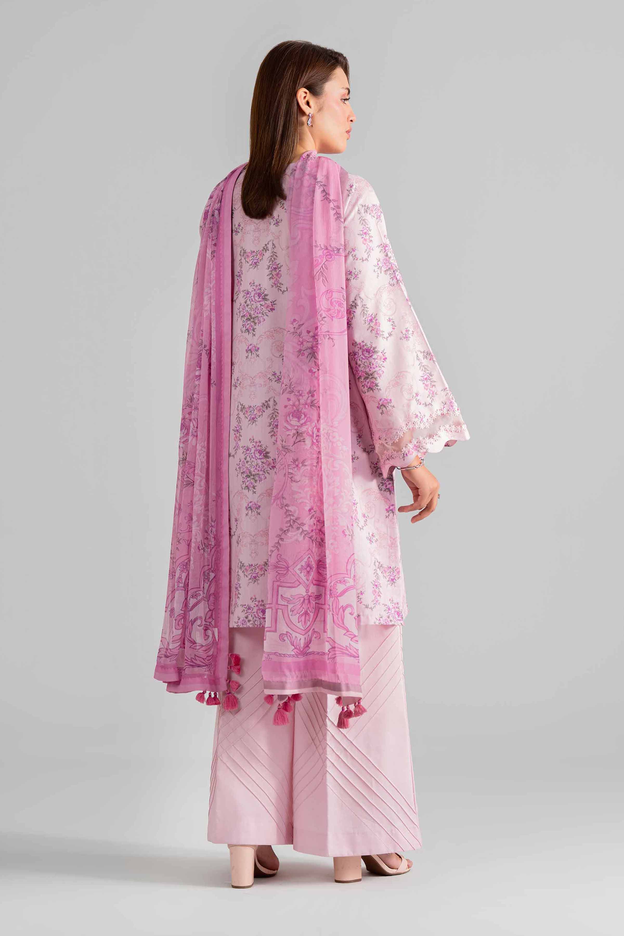 2 Piece - Digital Printed Suit - 42601594 Pink Lawn 2PC Printed