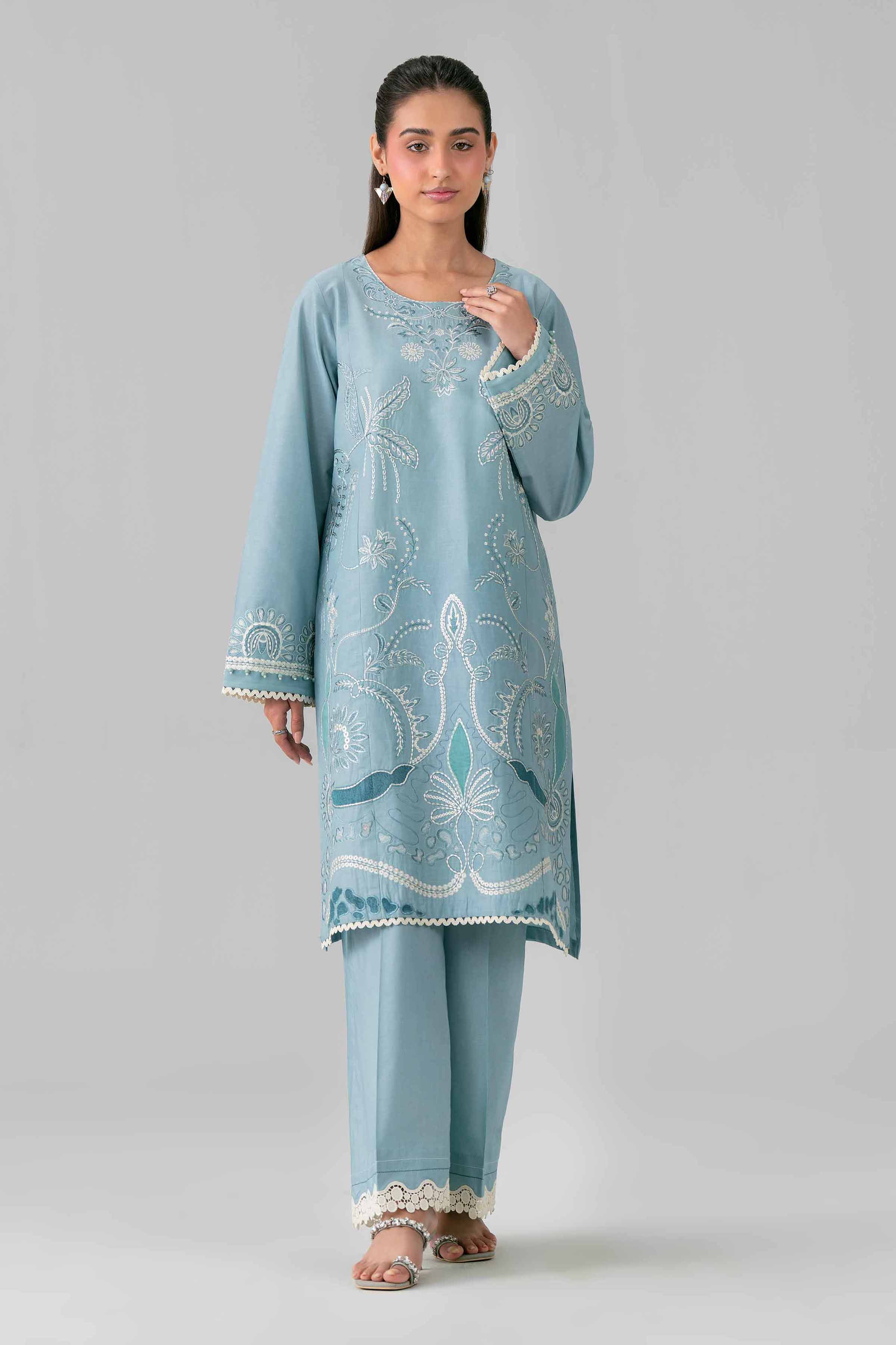 2 Piece - Embroidered Suit - 42601628 Nishat UAE Lawn 2PC Embroidered