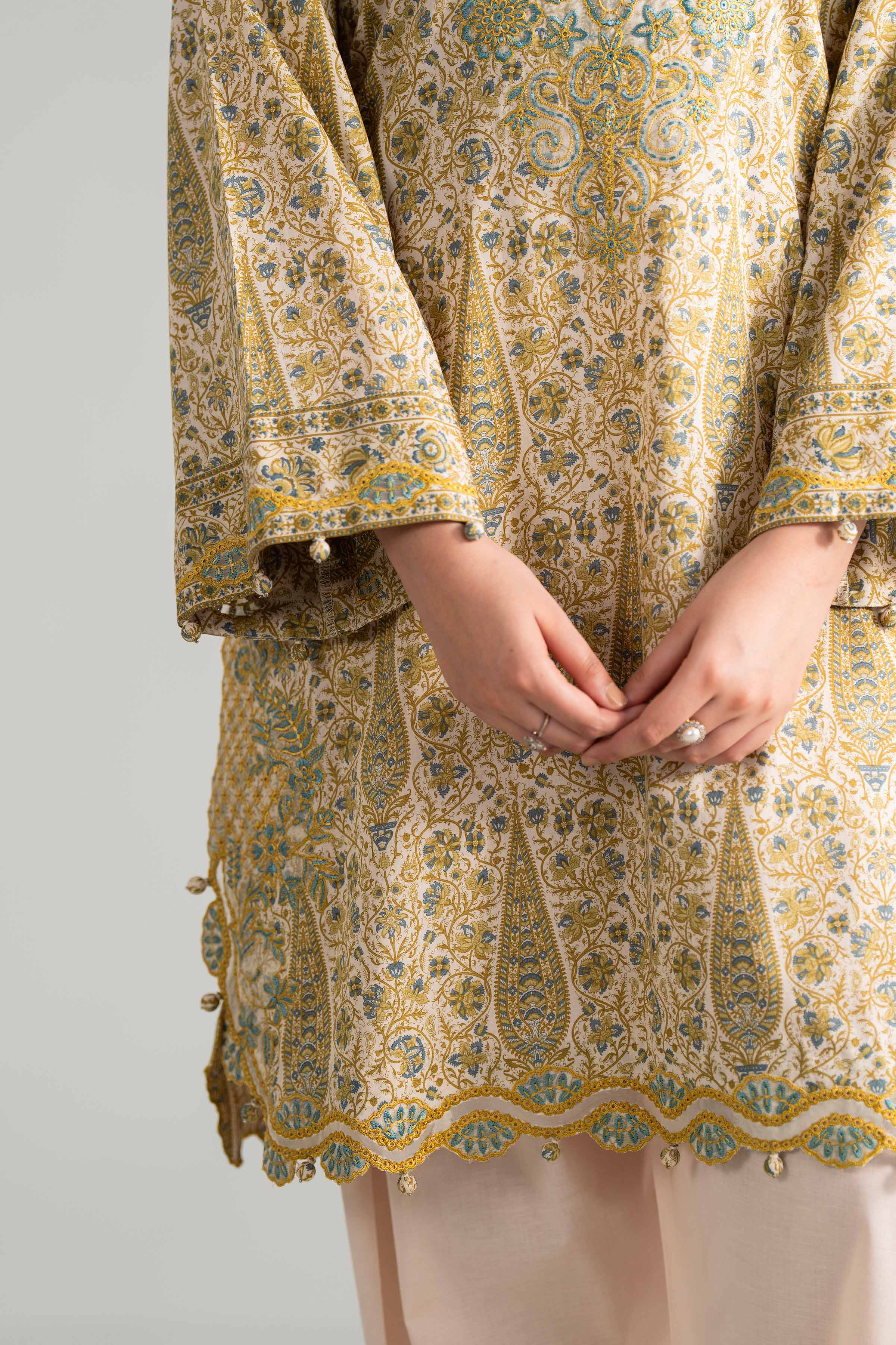 2 Piece - Printed Embroidered Suit - 42601658 Lawn 2PC Embroidered