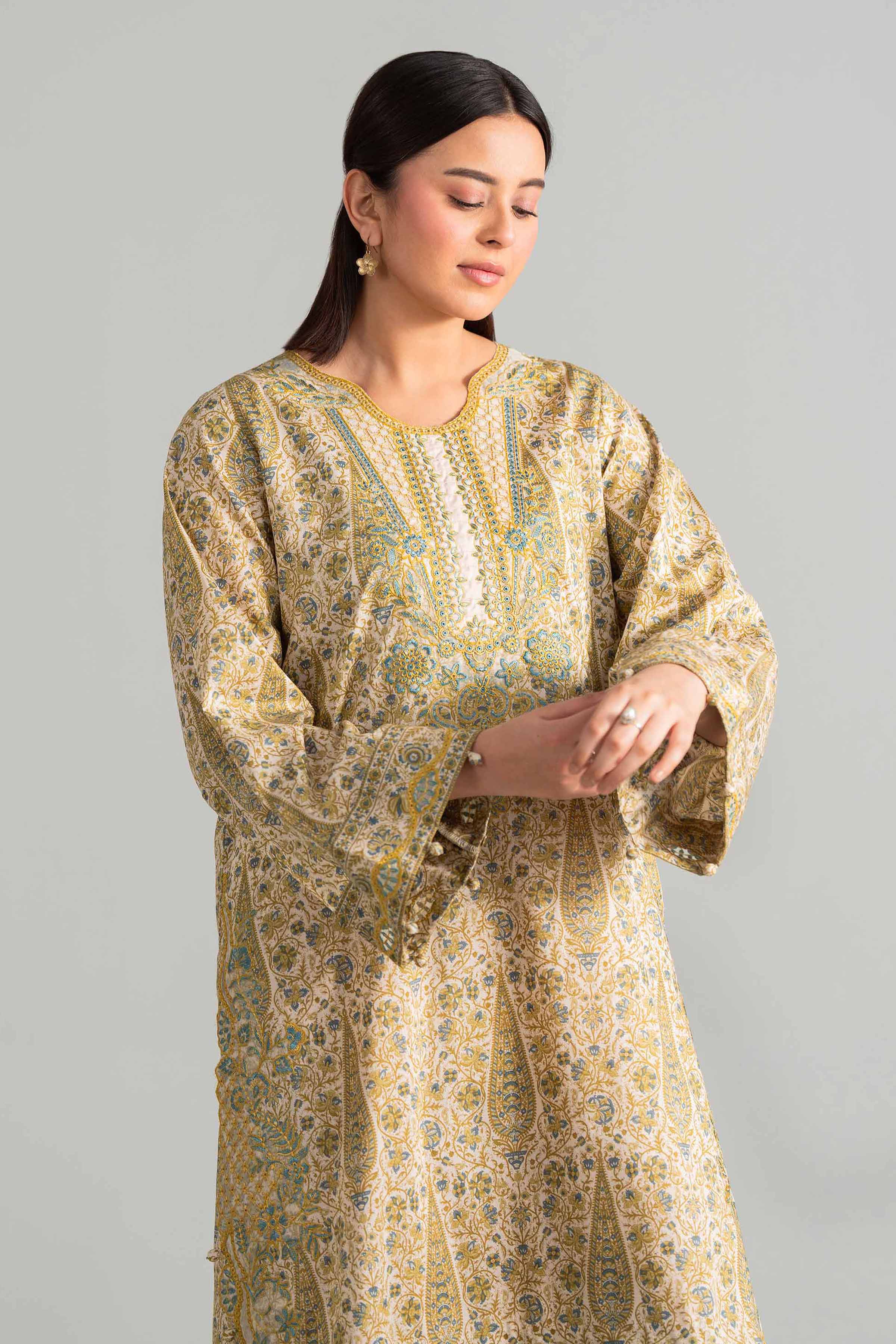 2 Piece - Printed Embroidered Suit - 42601658 Lawn 2PC Embroidered