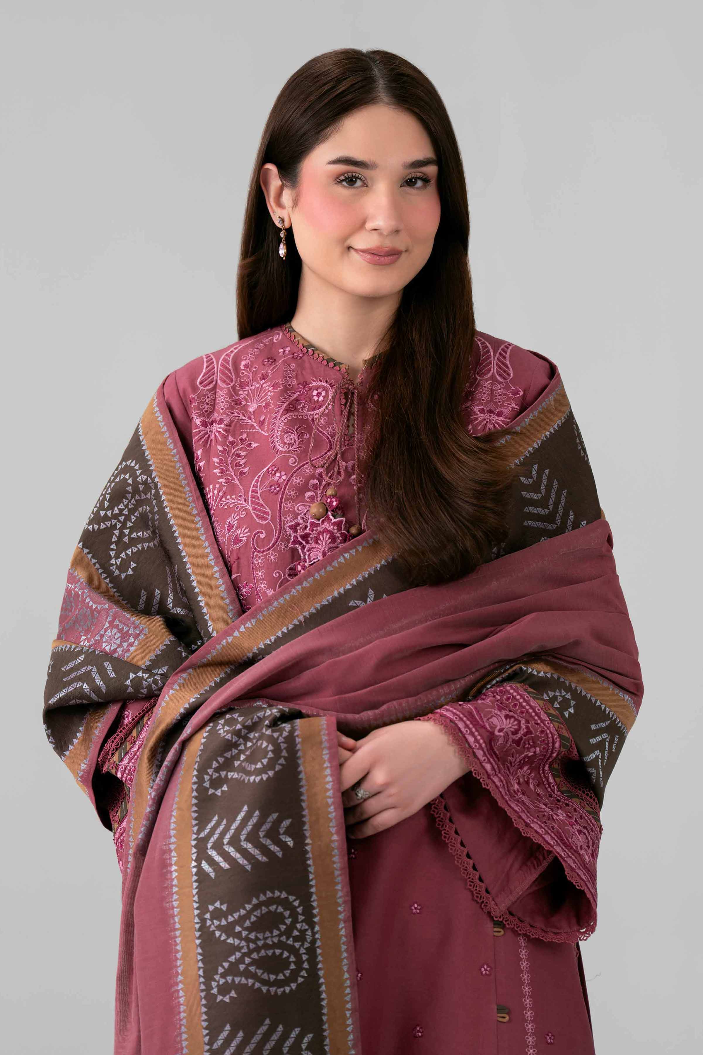 3 Piece - Embroidered Suit - 42601686 Nishat UAE Lawn 3PC Embroidered