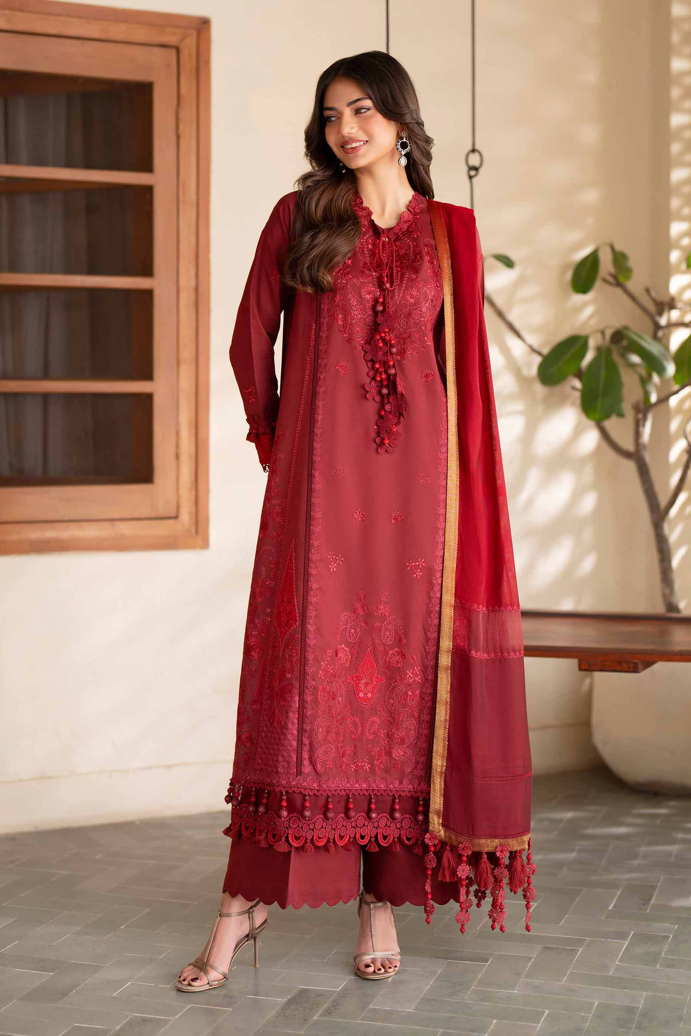 3 Piece - Embroidered Suit - 42601687 Nishat UAE Lawn 3PC Embroidered
