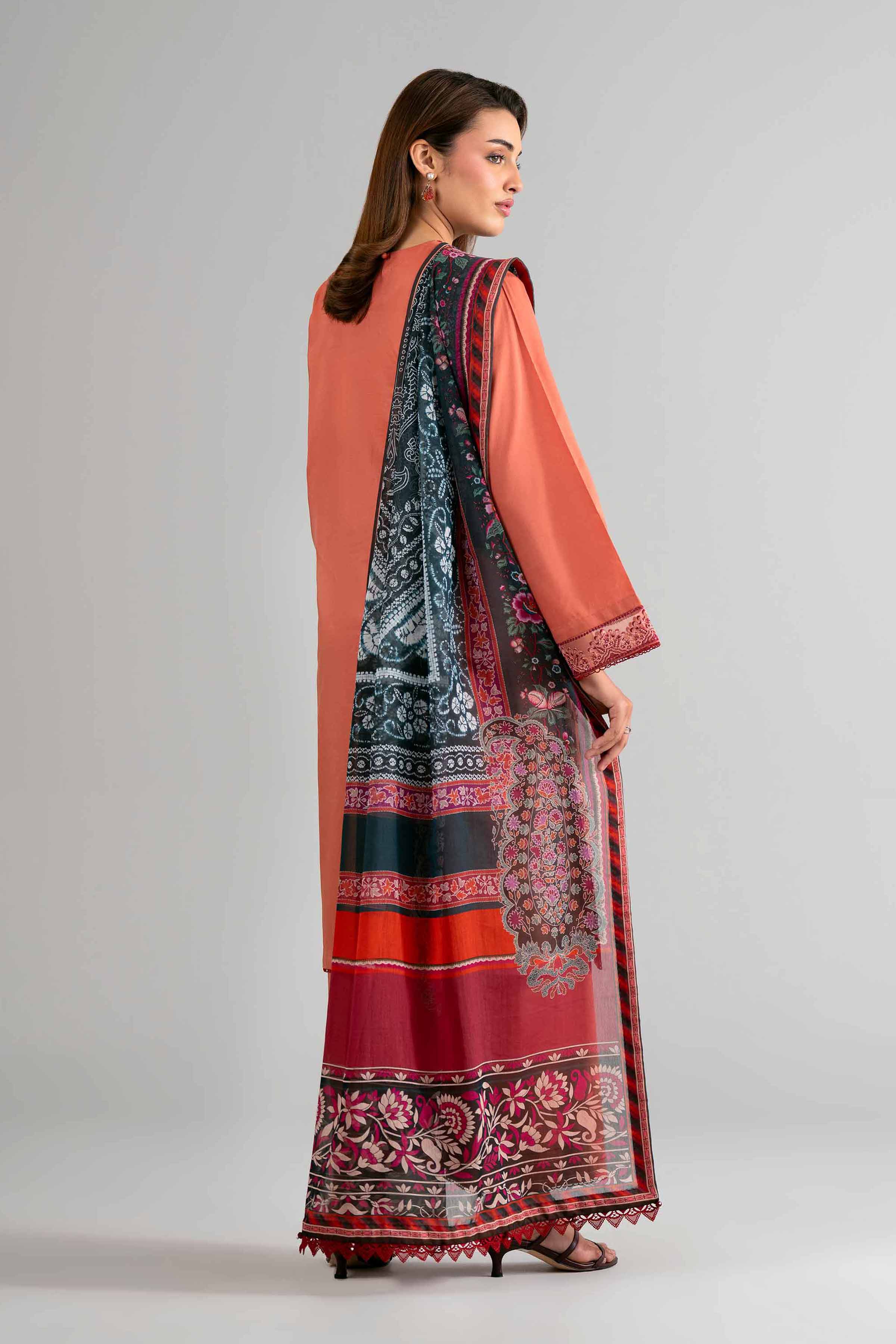 3 Piece - Digital Printed Embroidered Suit - 42601711 Nishat UAE Lawn 3PC Embroidered
