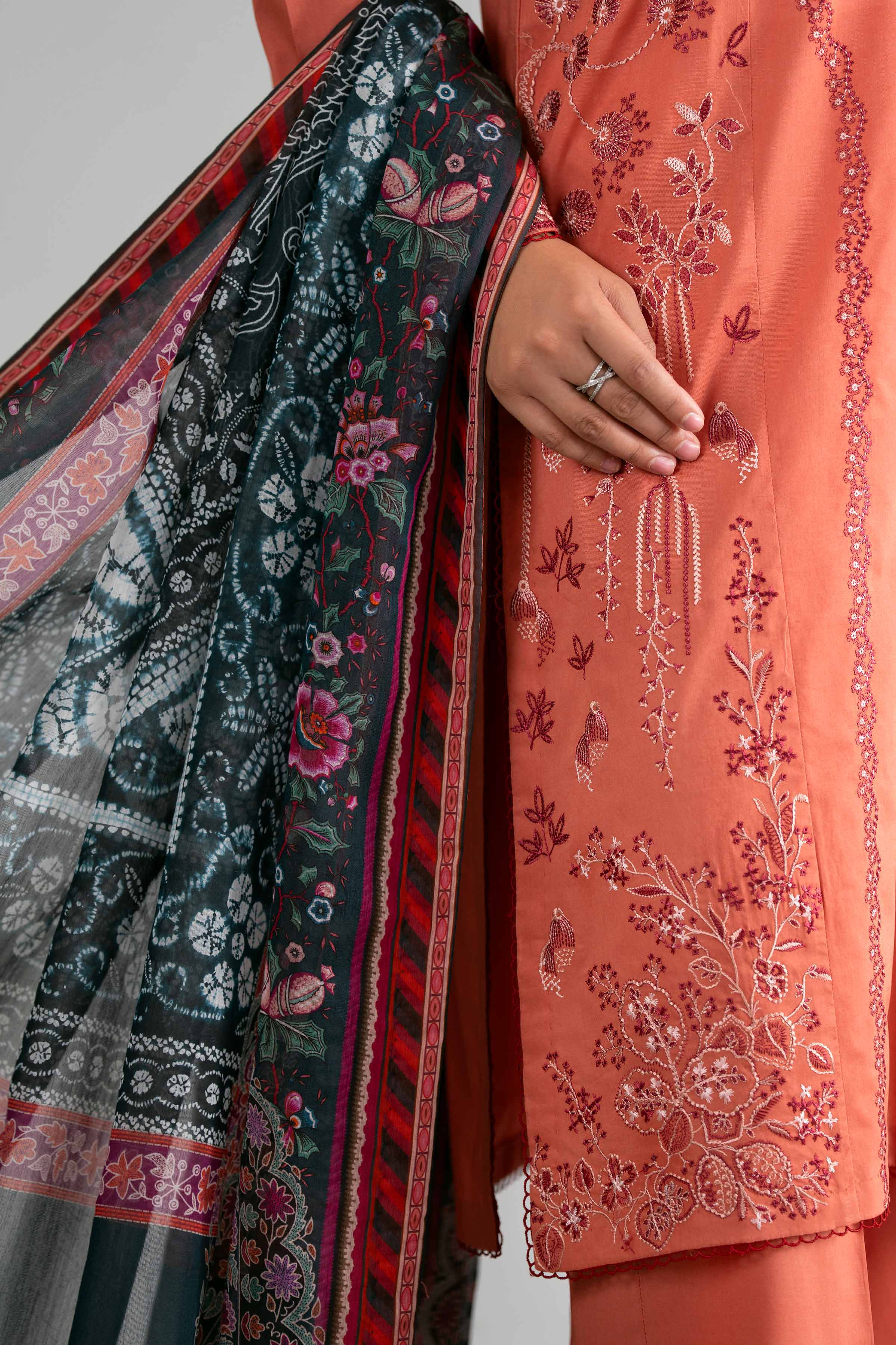 3 Piece - Digital Printed Embroidered Suit - 42601711 Nishat UAE Lawn 3PC Embroidered