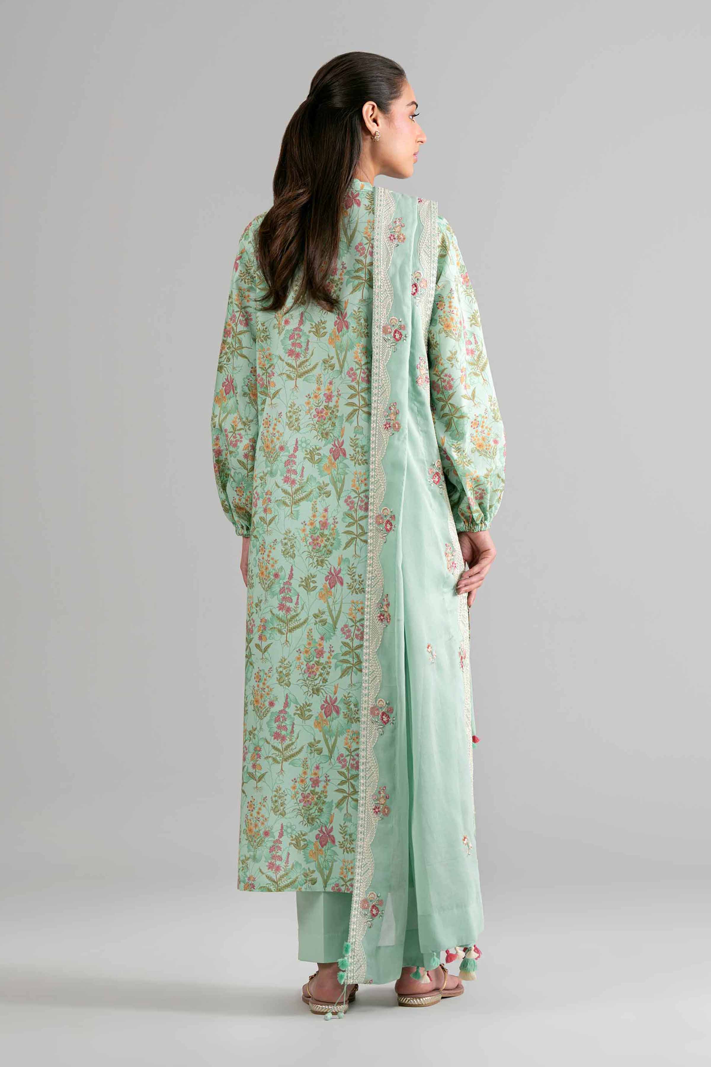 3 Piece - Printed Embroidered Suit - 42601721 Nishat UAE Lawn 3PC Embroidered