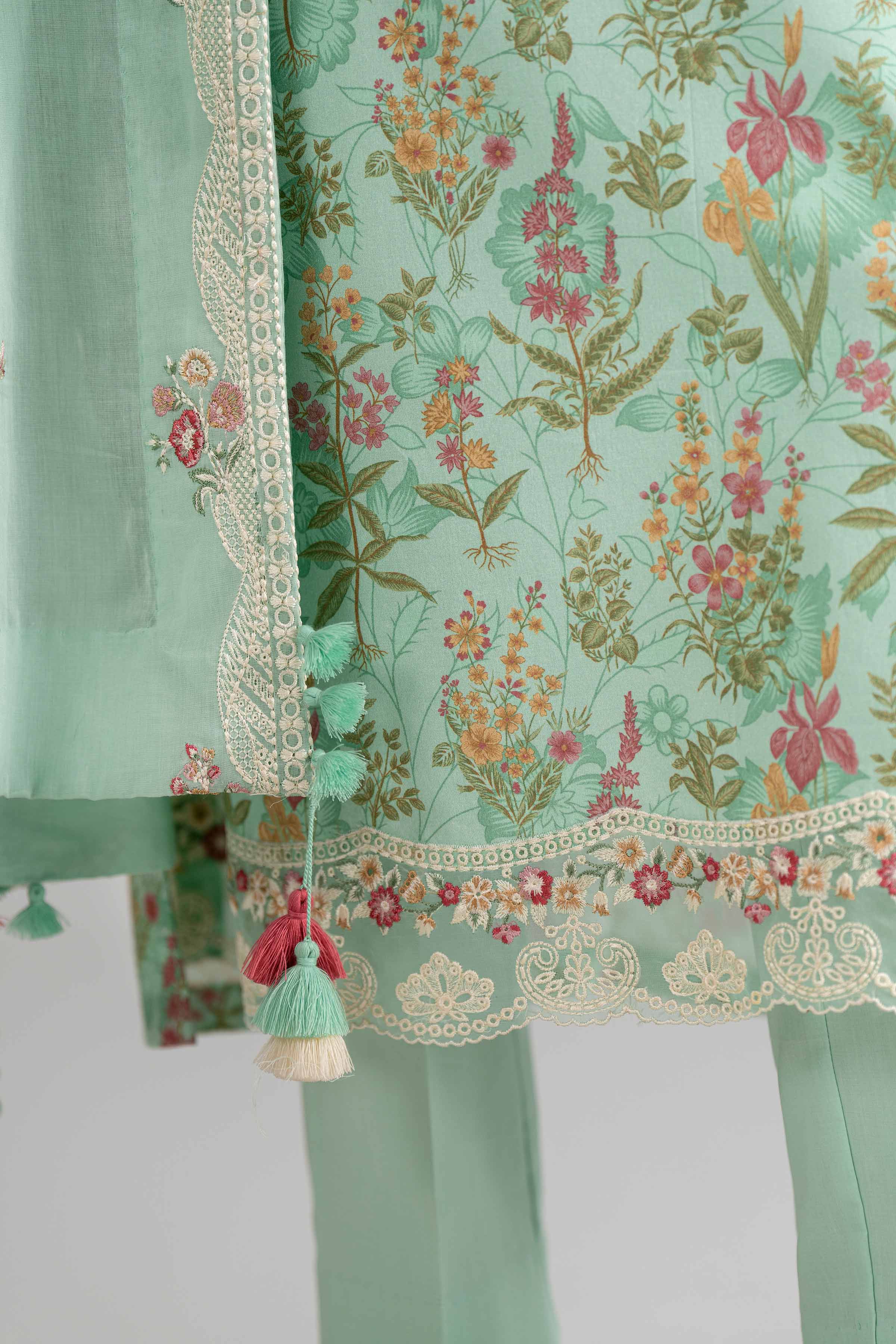 3 Piece - Printed Embroidered Suit - 42601721 Nishat UAE Lawn 3PC Embroidered