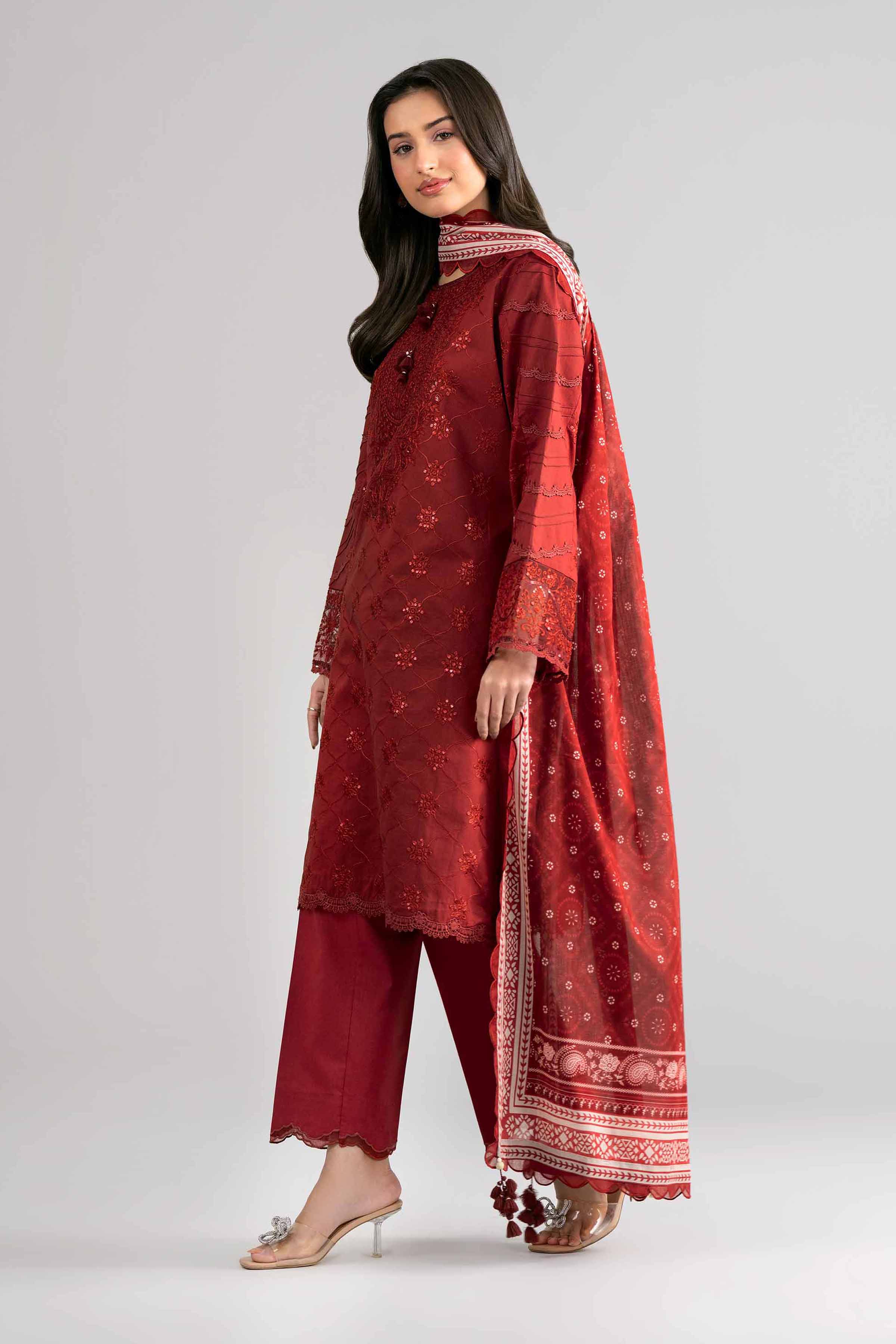 3 Piece - Digital Printed Embroidered Suit - 42601736 Nishat UAE Lawn 3PC Embroidered
