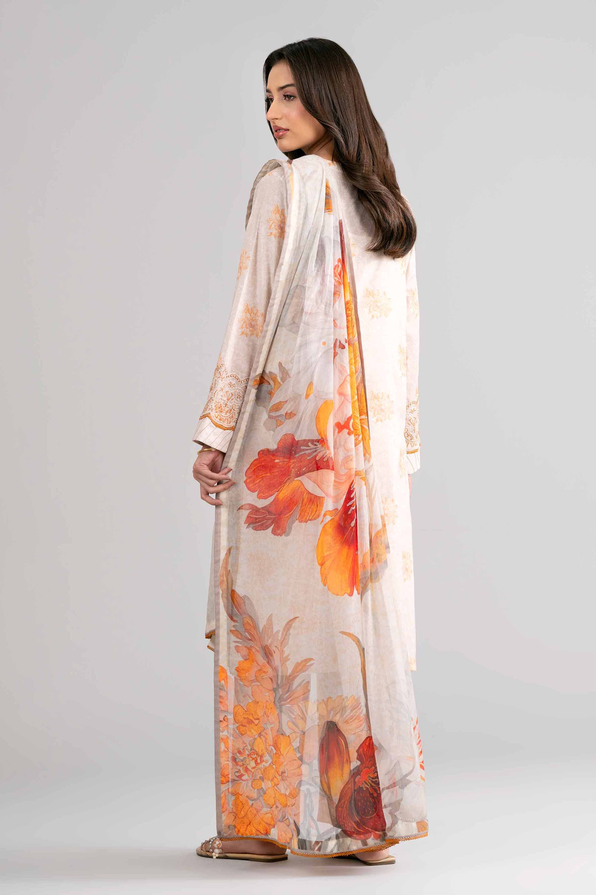 3 Piece - Digital Printed Embroidered Suit - 42601739 Nishat UAE Lawn 3PC Embroidered
