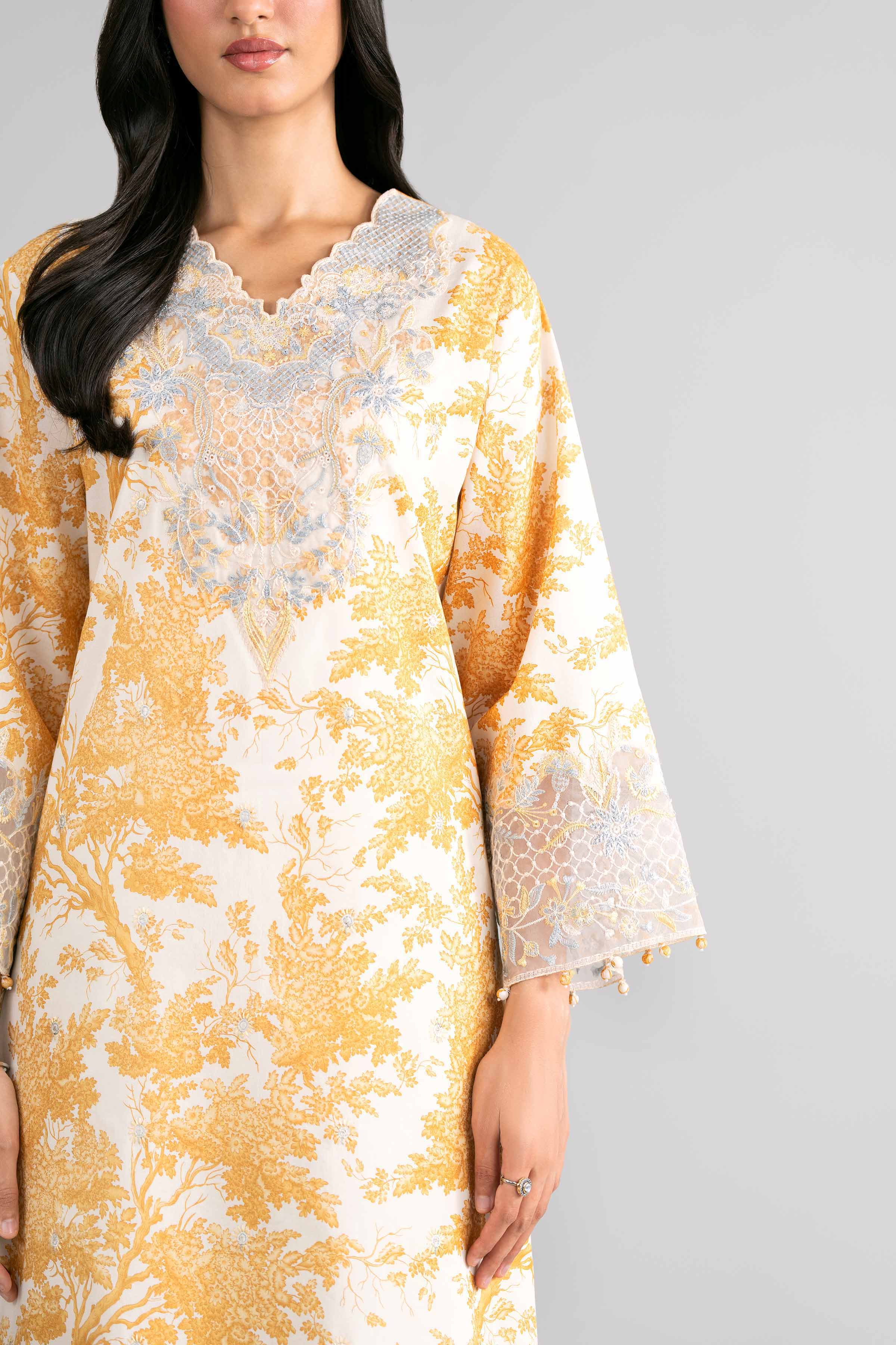 3 Piece - Digital Printed Embroidered Suit - 42601740 Nishat UAE Lawn 3PC Embroidered