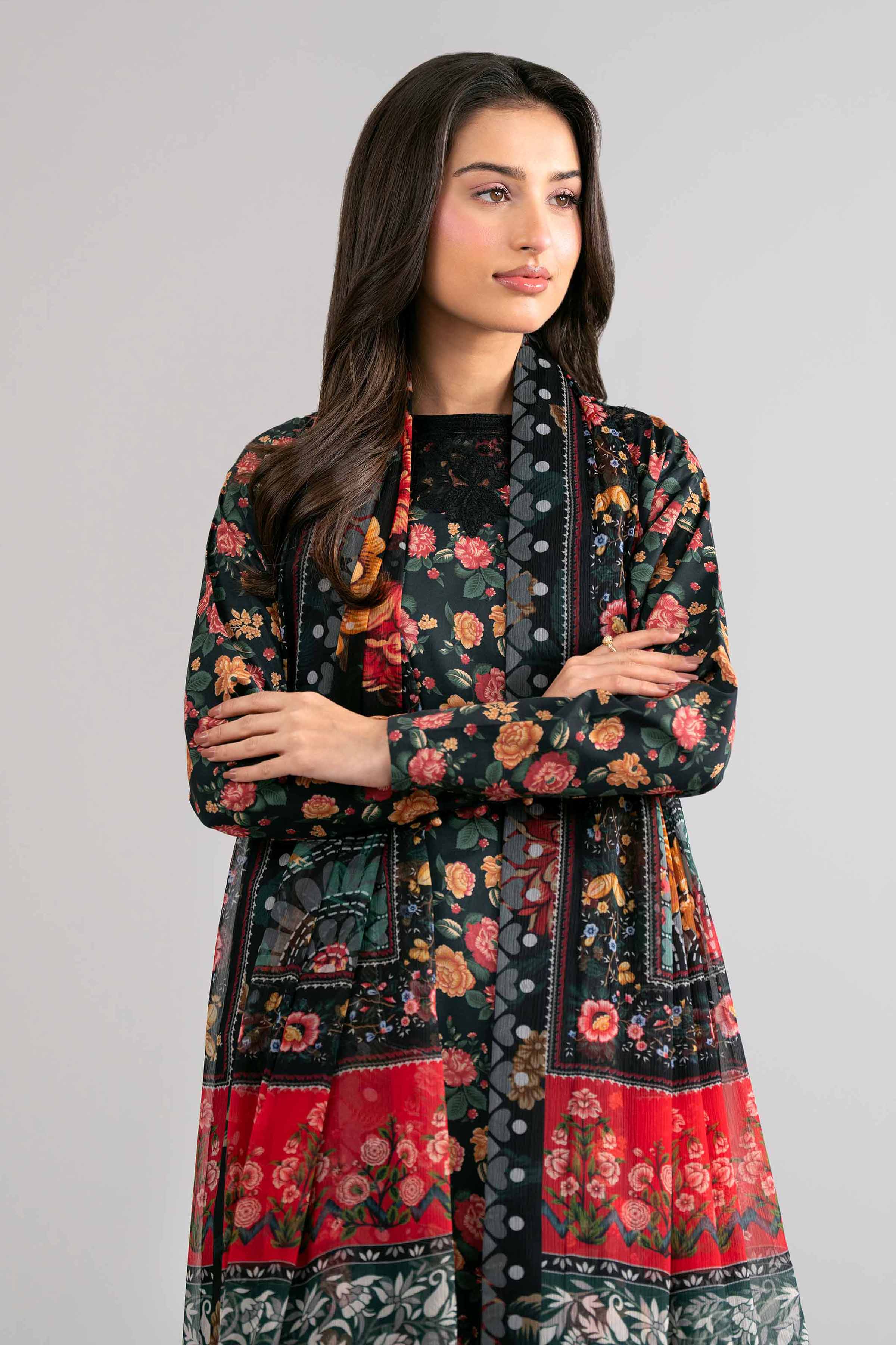 3 Piece - Digital Printed Embroidered Suit - 42601746 Nishat UAE Lawn 3PC Embroidered