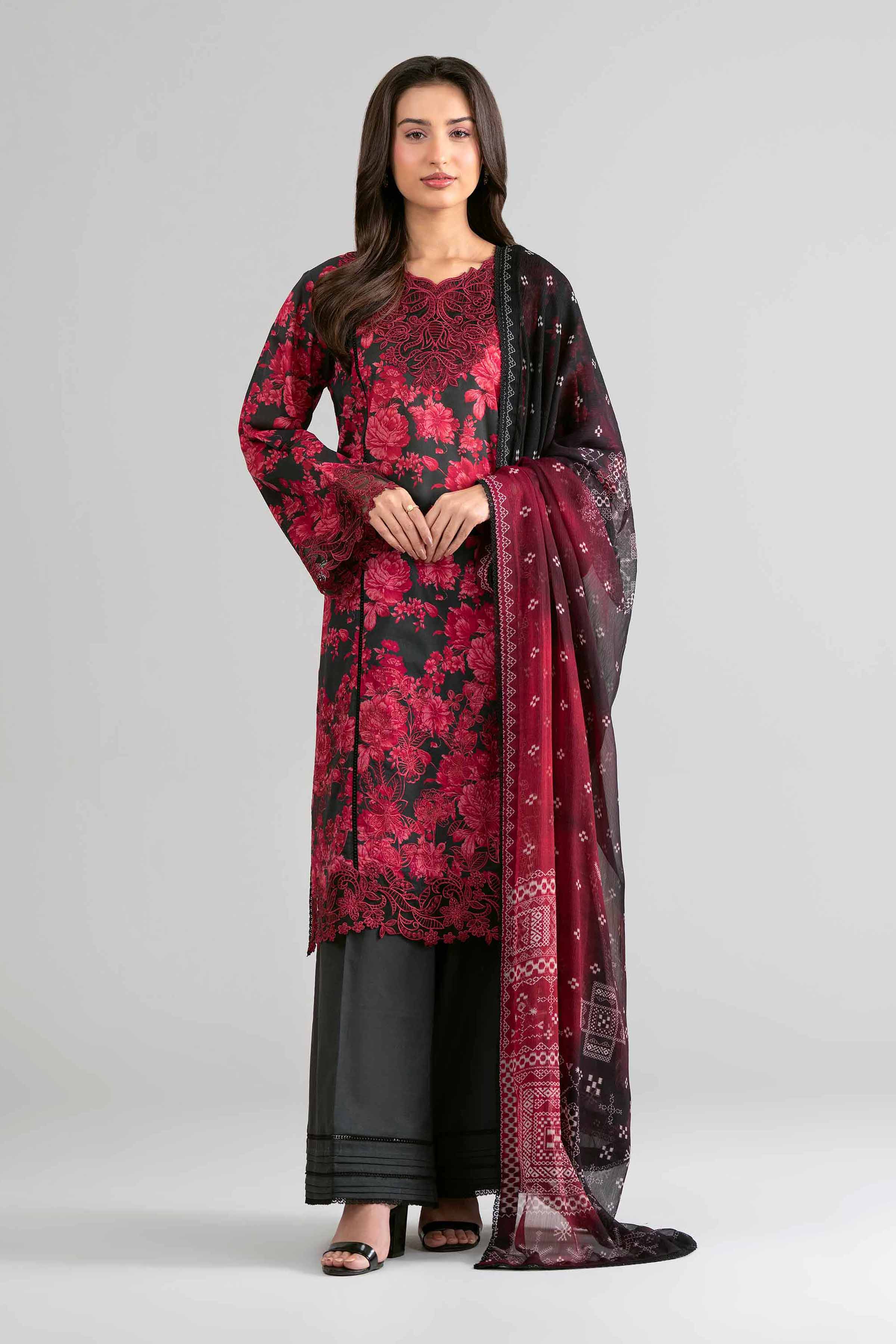 3 Piece - Digital Printed Embroidered Suit - 42601749 Nishat UAE Lawn 3PC Embroidered