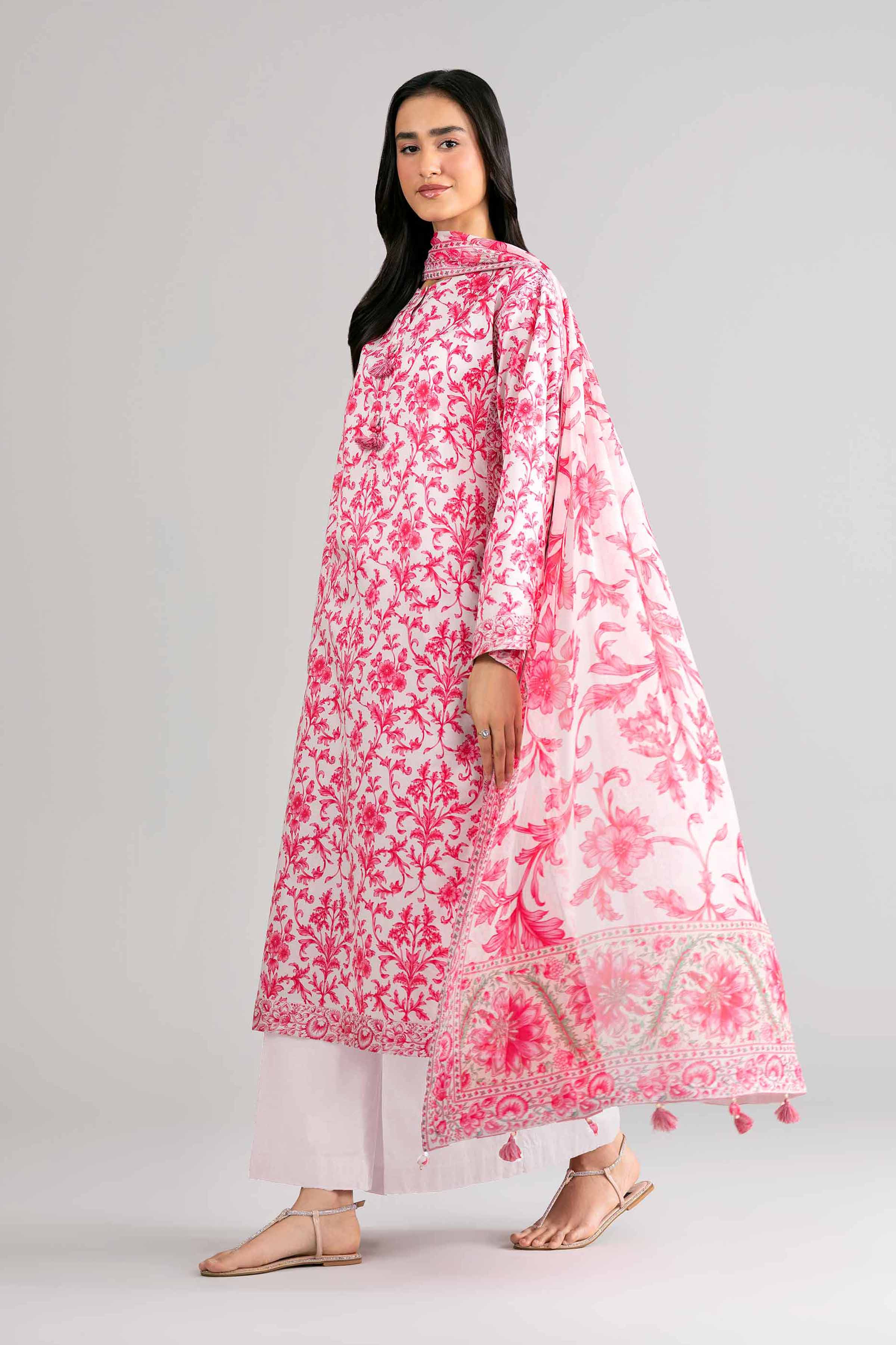 3 Piece - Digital Printed Suit - 42601764 Lawn 3PC Printed