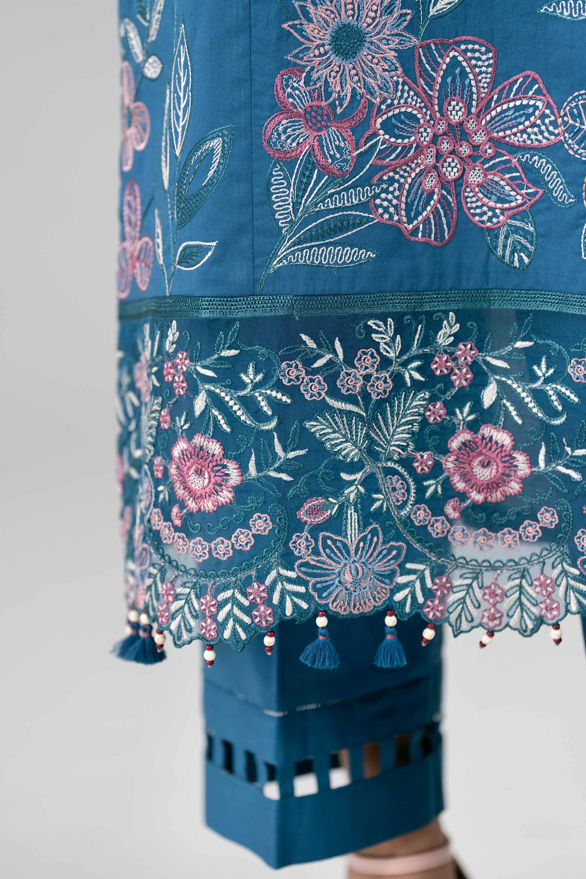 3 Piece - Digital Printed Embroidered Suit - 42601777 Nishat UAE Lawn 3PC Embroidered