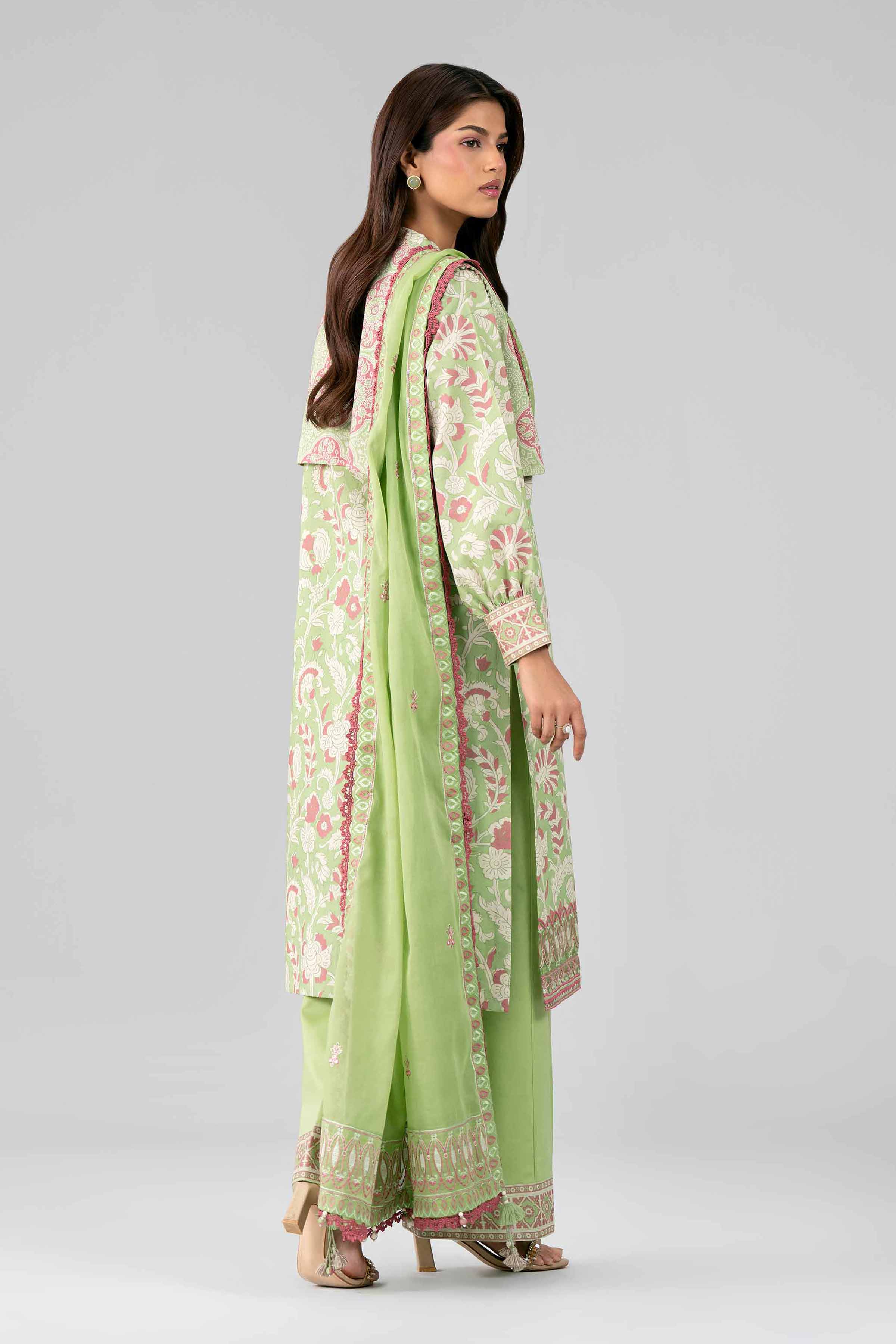 3 Piece - Printed Embroidered Suit - 42601819 Lawn 3PC Embroidered