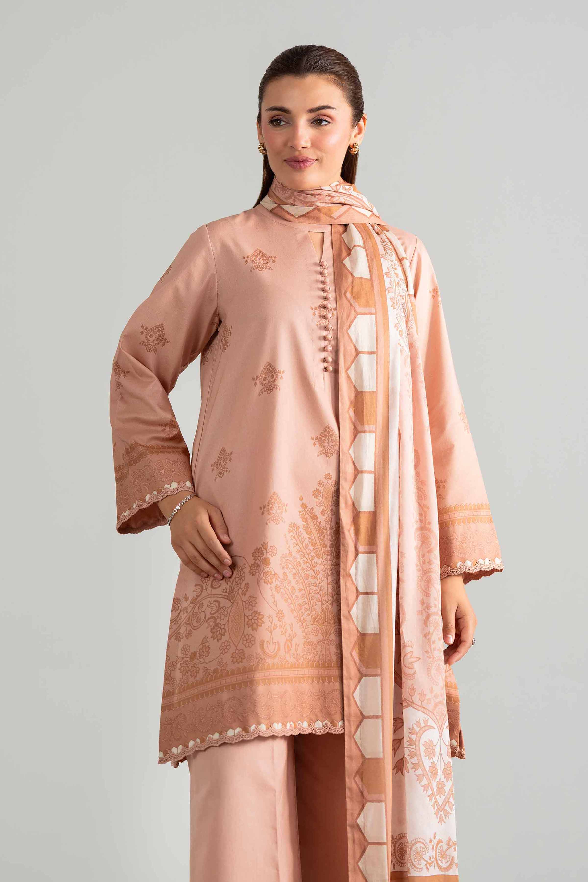 3 Piece - Digital Printed Suit - 42601848