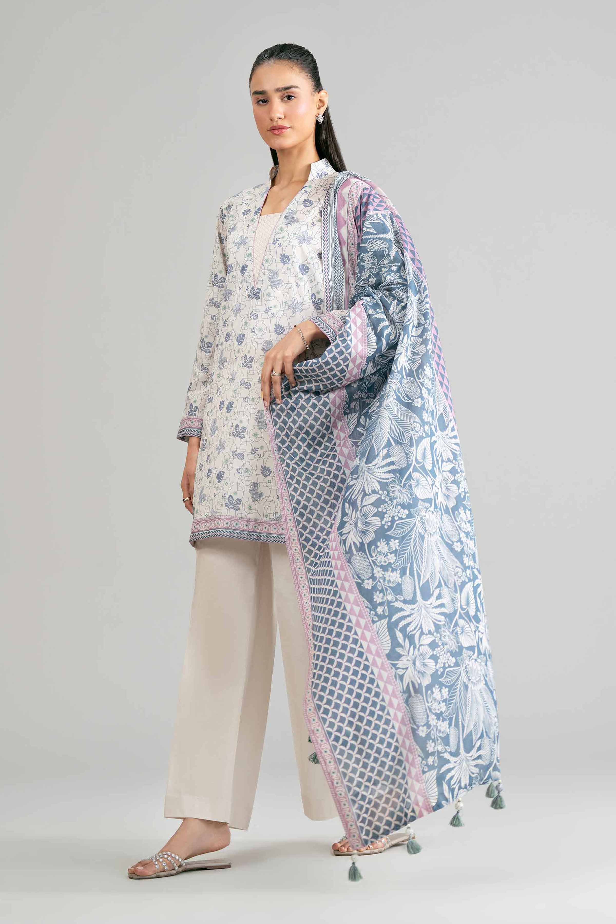 3 Piece - Printed Suit - 42601865