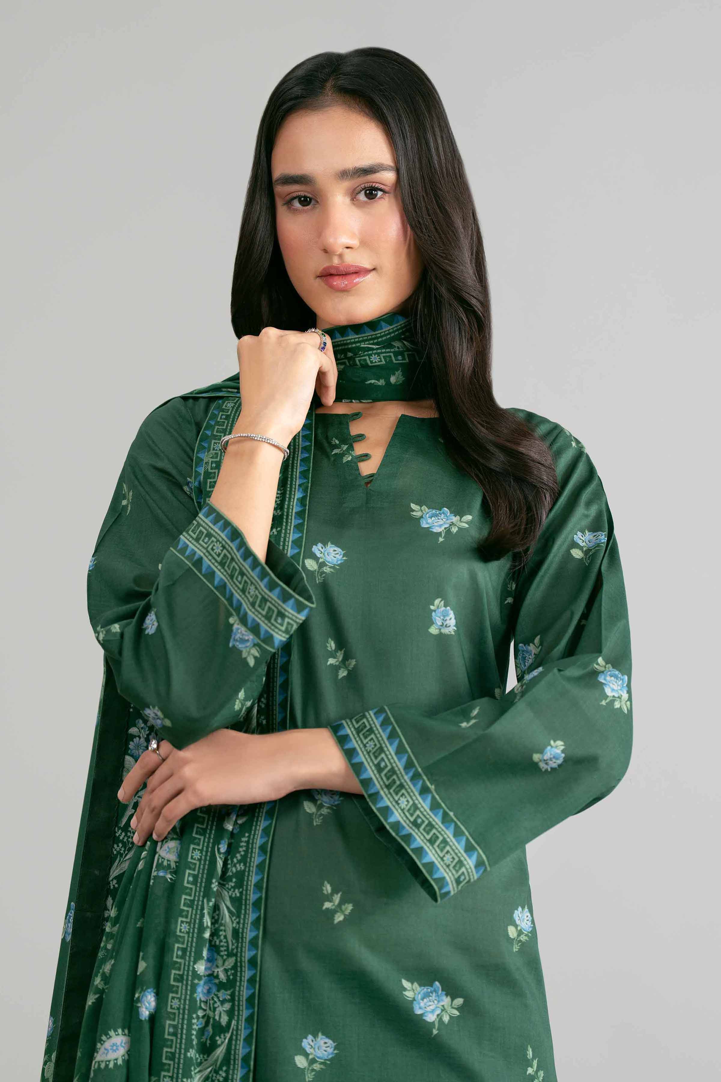 3 Piece - Printed Suit - 42601878 Green Lawn 3PC Printed