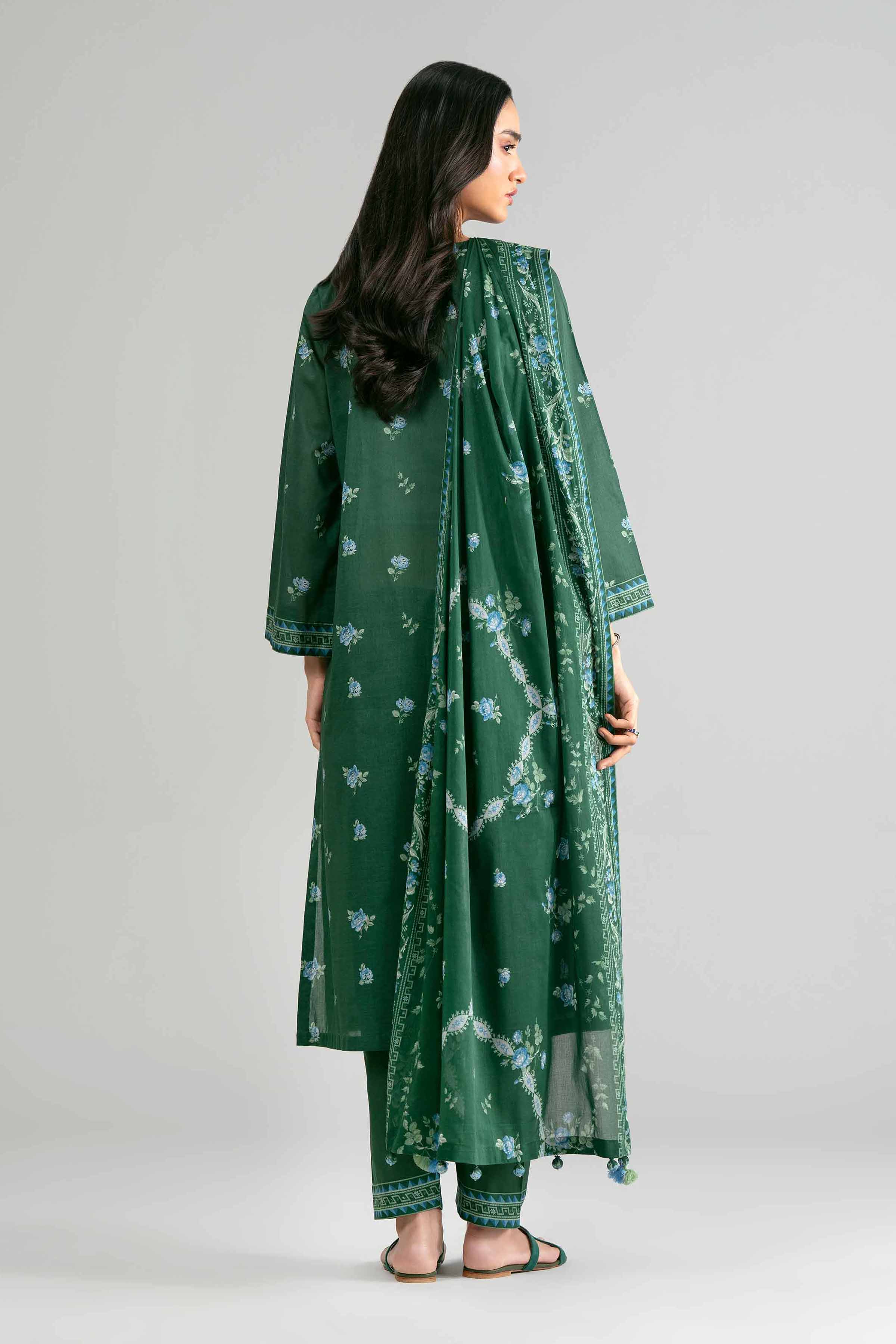 3 Piece - Printed Suit - 42601878 Green Lawn 3PC Printed