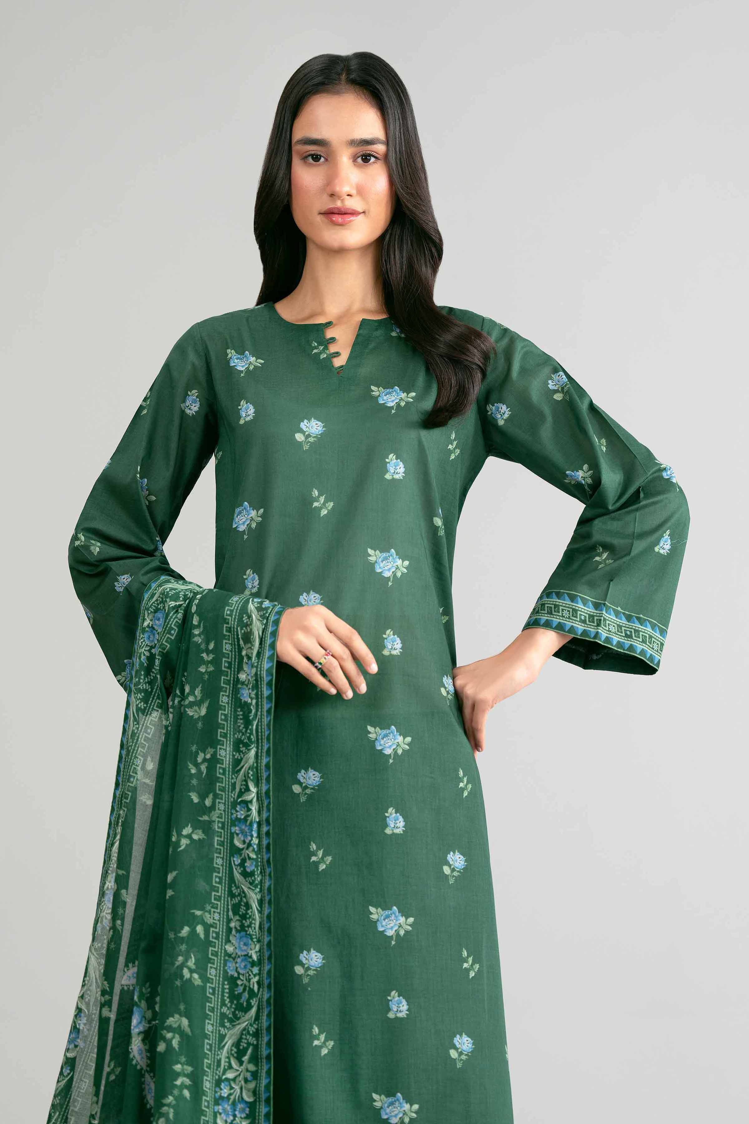 3 Piece - Printed Suit - 42601878 Green Lawn 3PC Printed