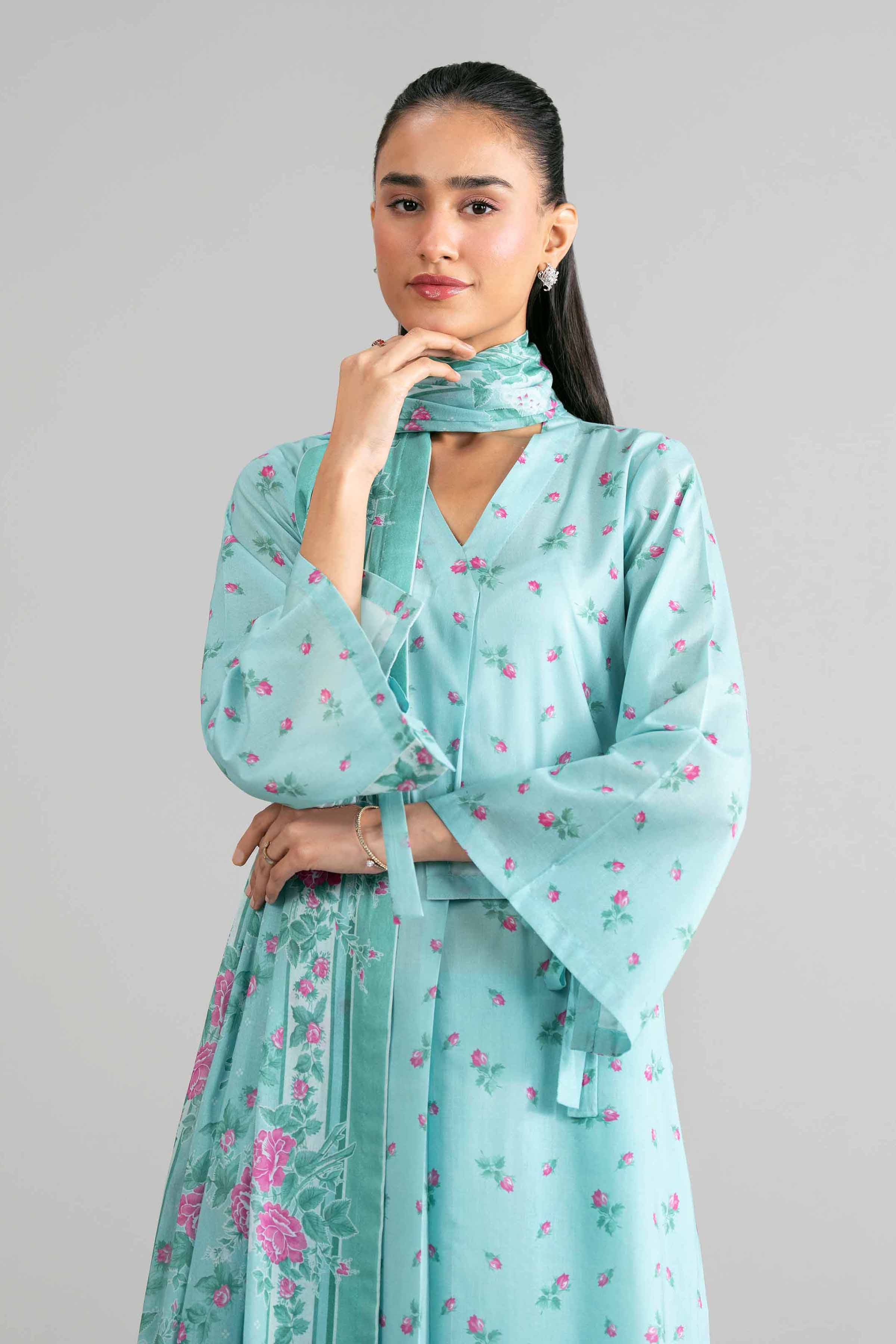 3 Piece - Printed Suit - 42601881 Green Lawn 3PC Printed
