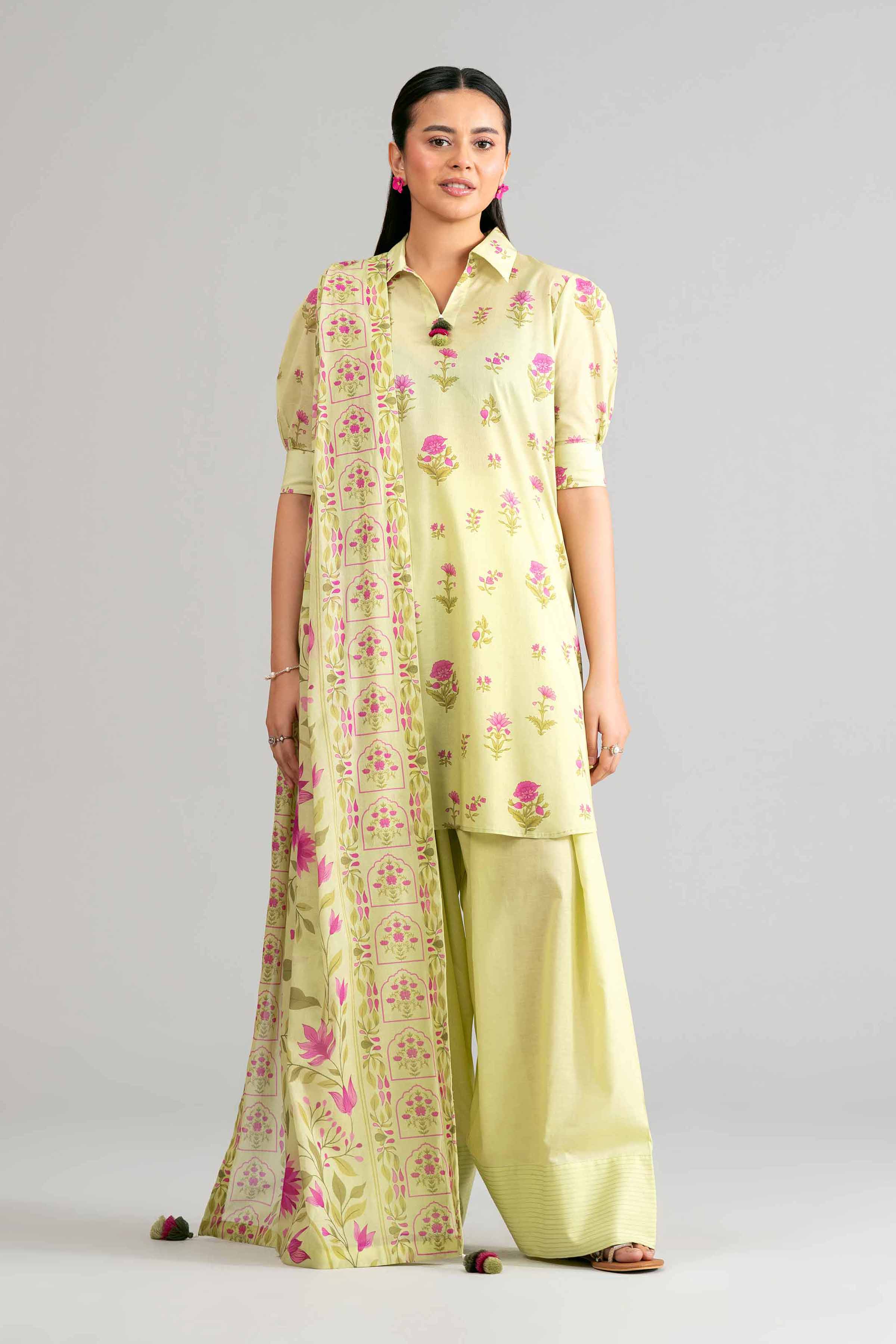 3 Piece - Printed Suit - 42601883 Green Lawn 3PC Printed