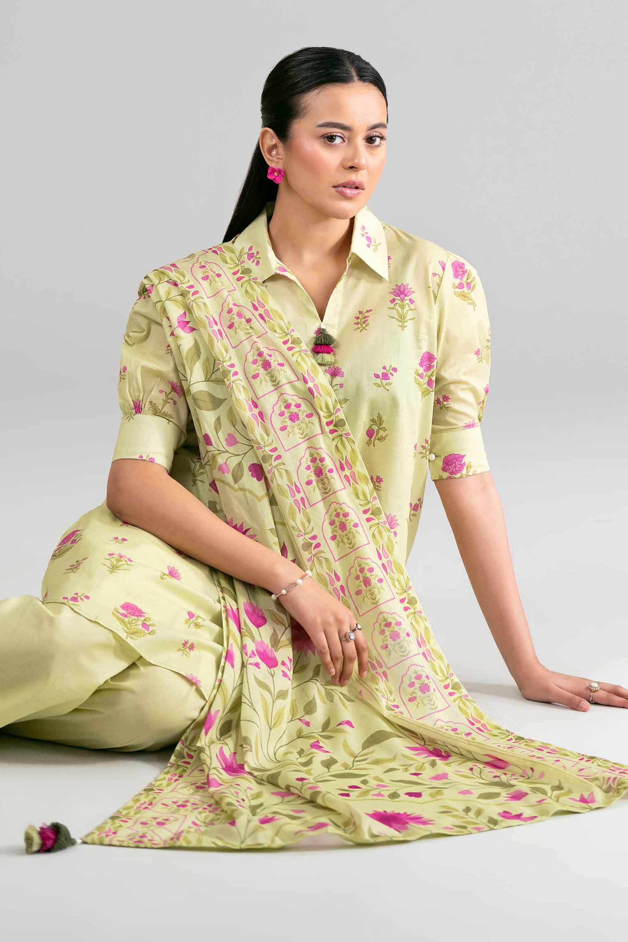 3 Piece - Printed Suit - 42601883 Green Lawn 3PC Printed