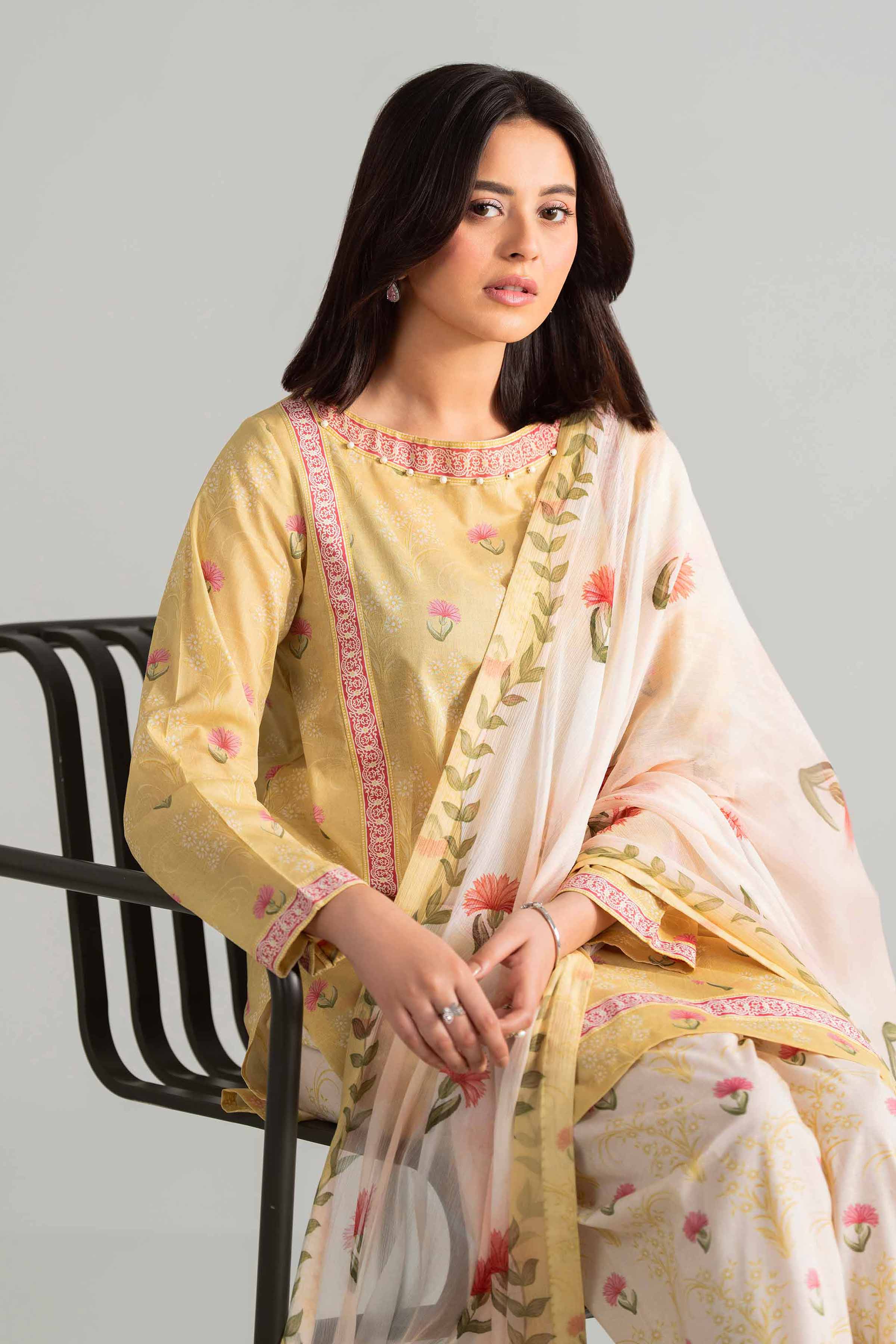 3 Piece - Digital Printed Suit - 42601895