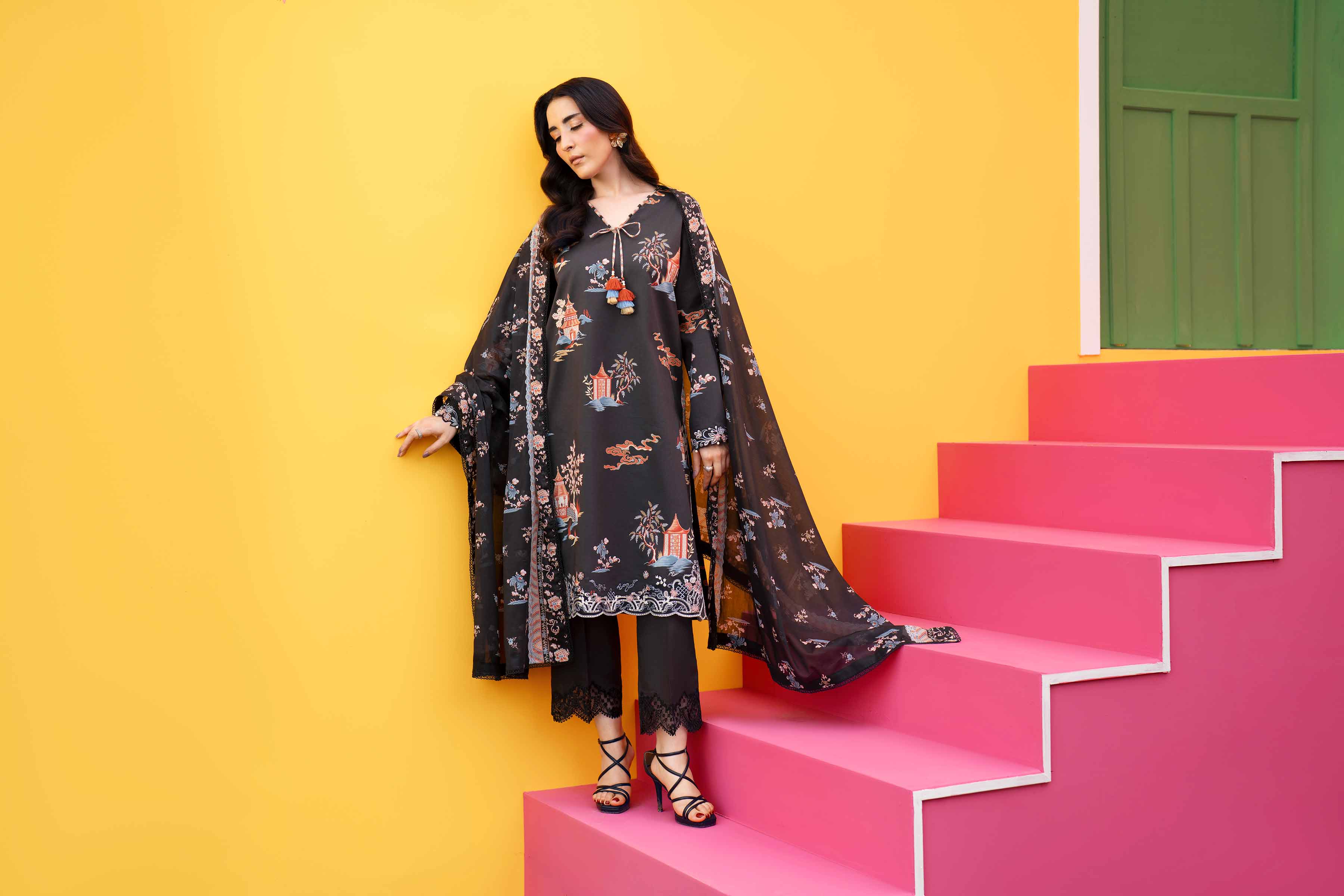3 Piece - Printed Embroidered Suit - 42602020 for Women - Unstitched Collection | Shop Online