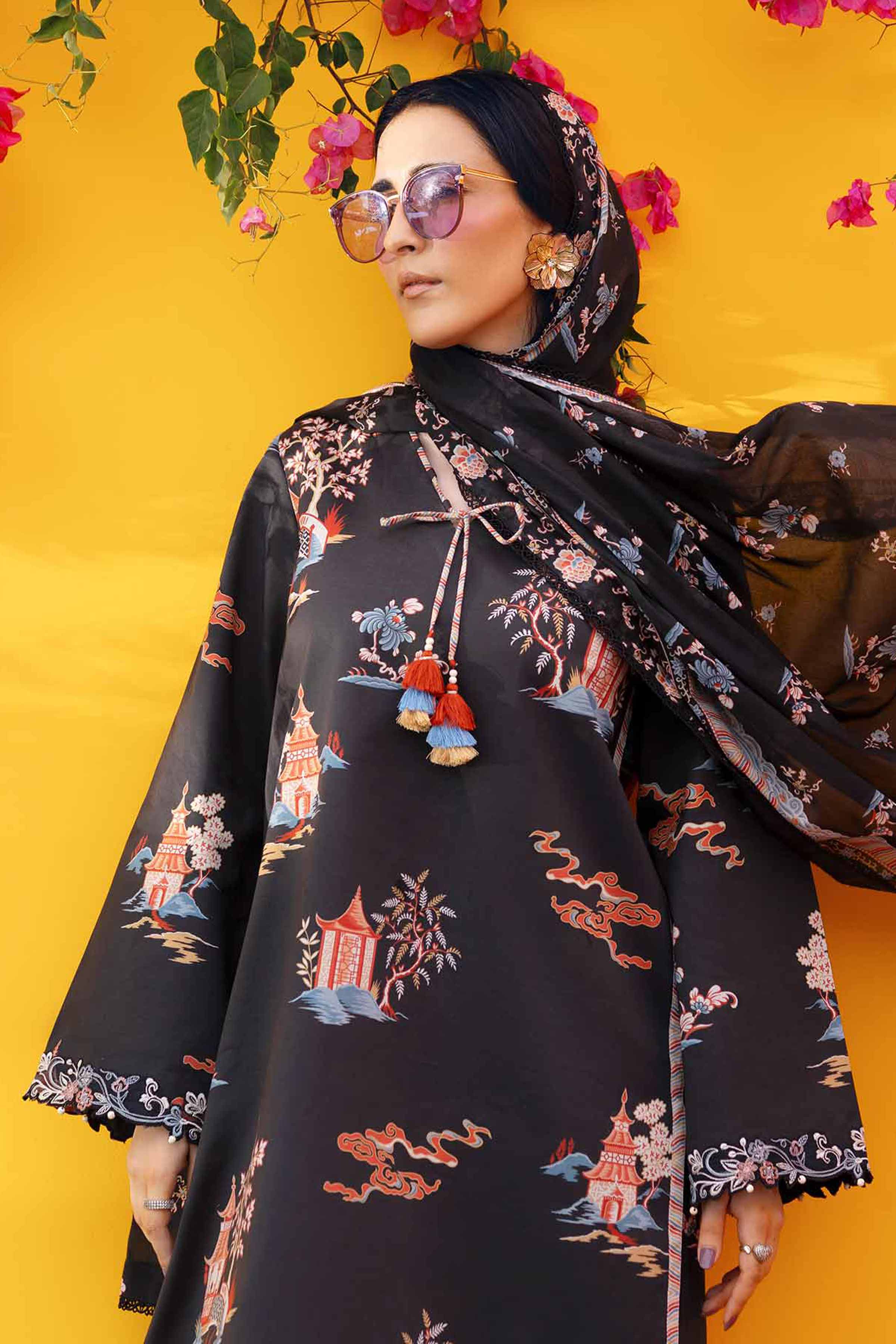 3 Piece - Printed Embroidered Suit - 42602020 for Women - Unstitched Collection | Shop Online
