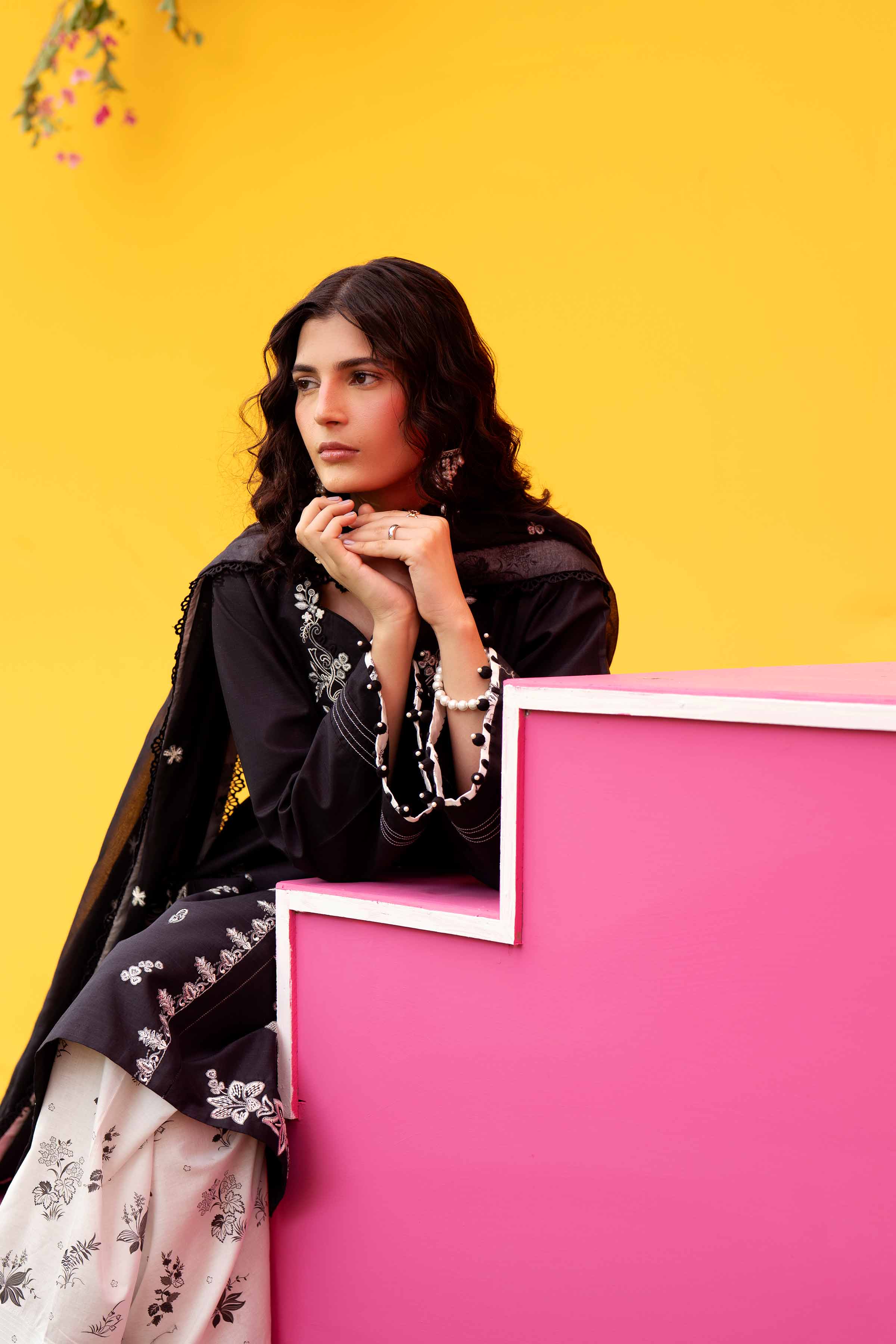 3 Piece - Embroidered Suit - 42602040 for Women - Unstitched Collection | Shop Online