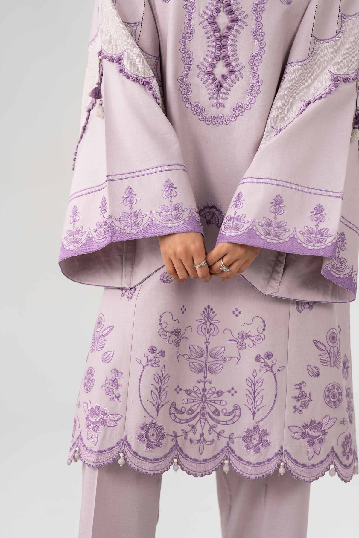 2 Piece - Embroidered Suit - 42602076