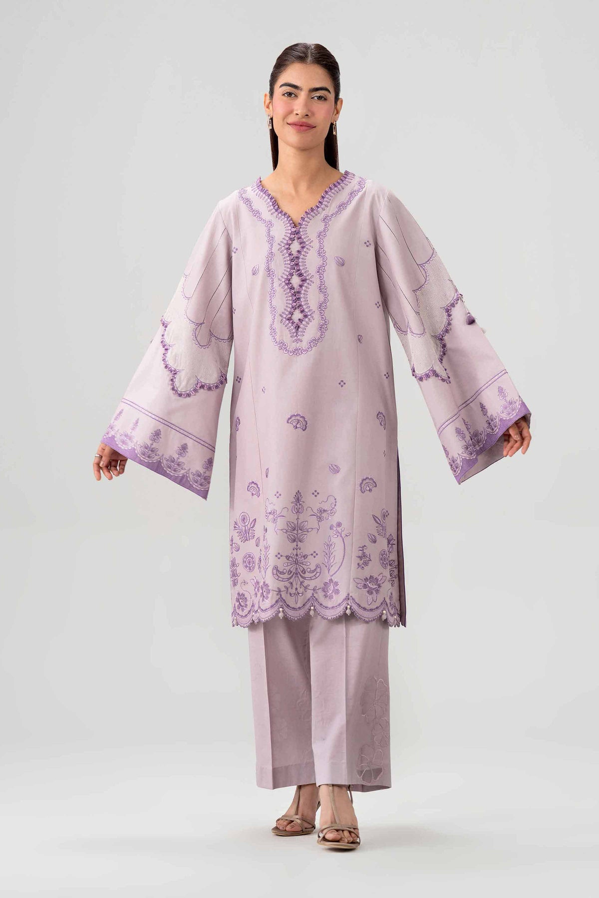 2 Piece - Embroidered Suit - 42602076