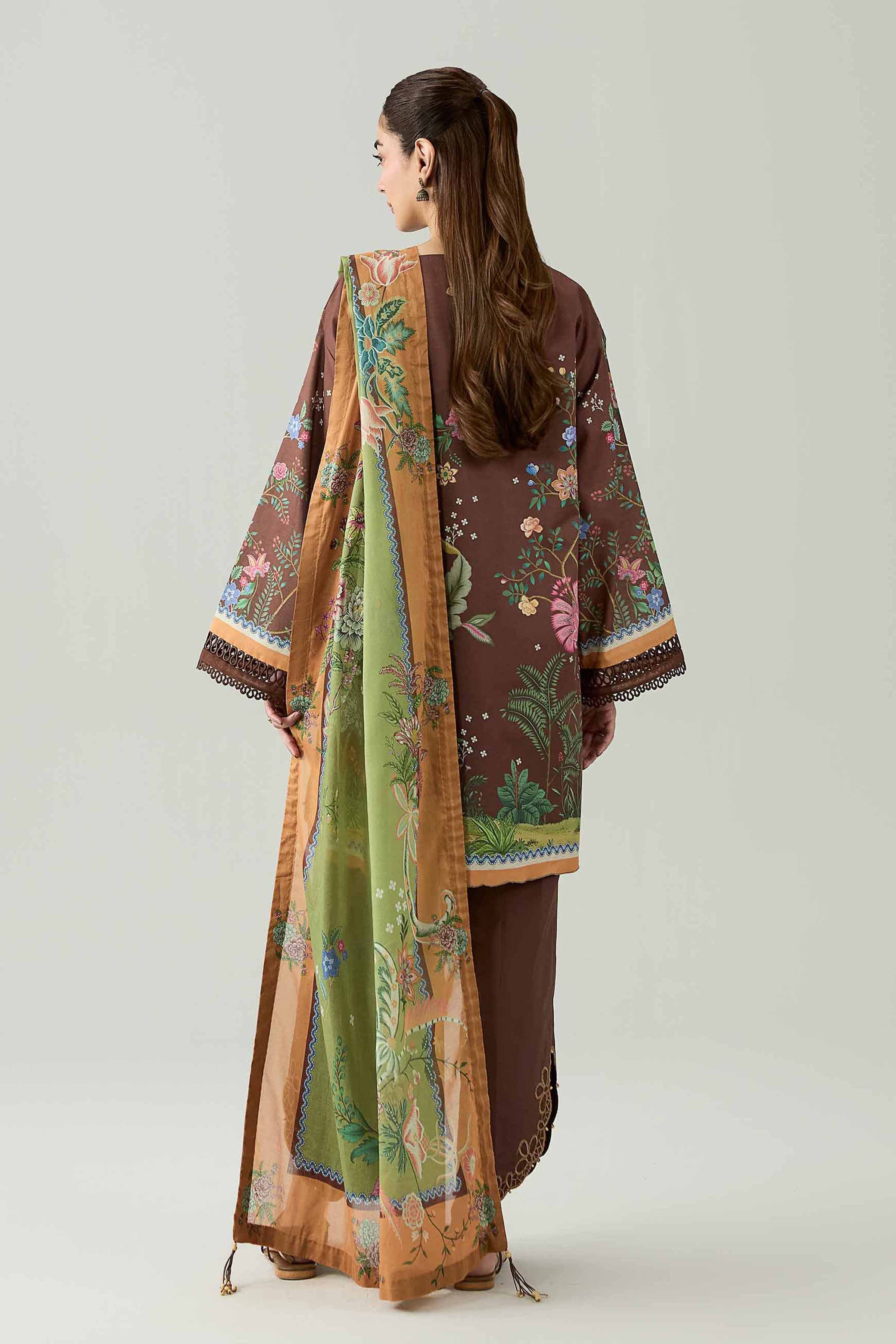 3 Piece - Digital Printed Embroidered Suit - 42602097 for Women - Unstitched Collection | Shop Online