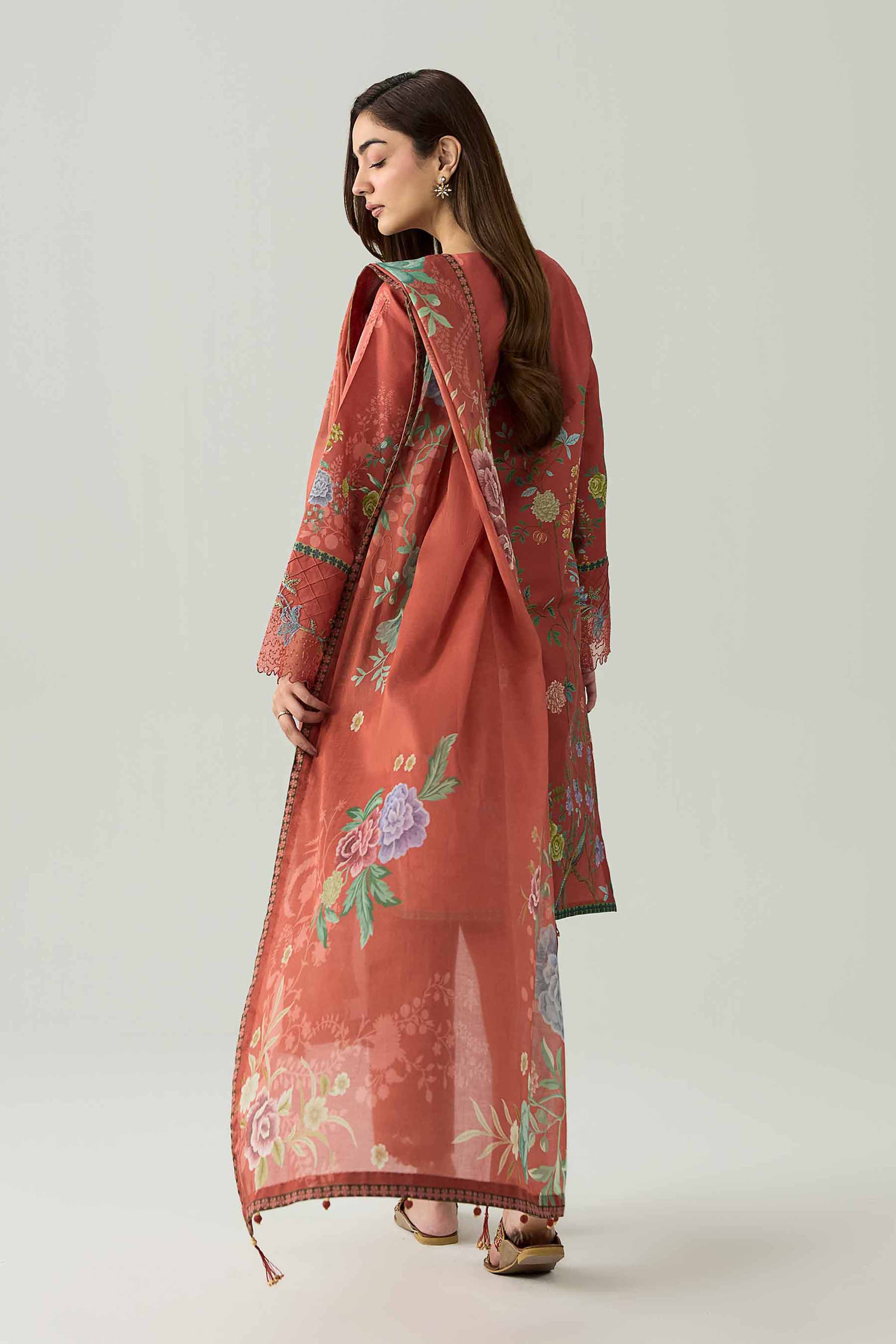 3 Piece - Digital Printed Embroidered Suit - 42602100 for Women - Unstitched Collection | Shop Online