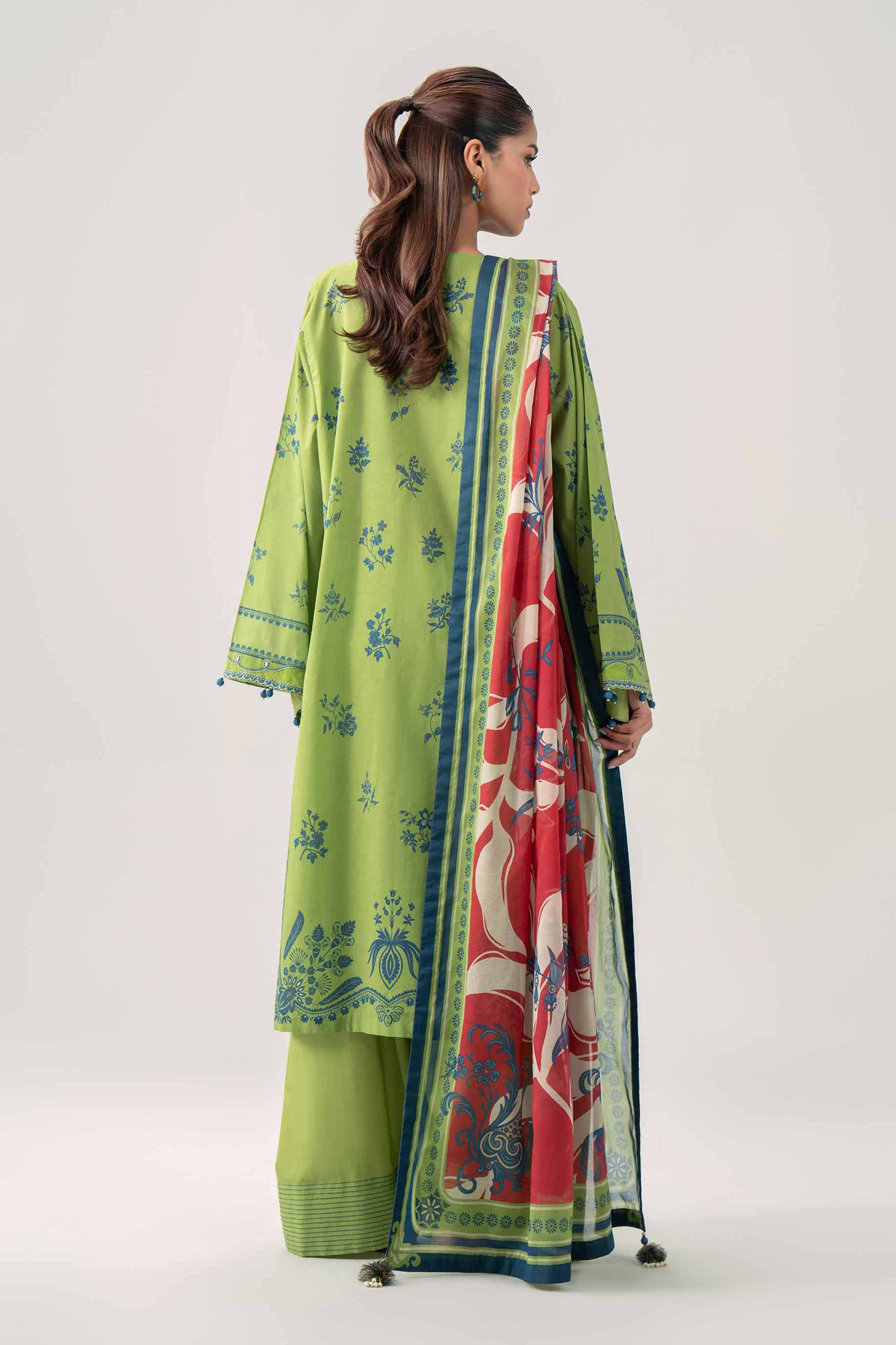 3 Piece - Digital Printed Embroidered Suit - 42602103 for Women - Unstitched Collection | Shop Online