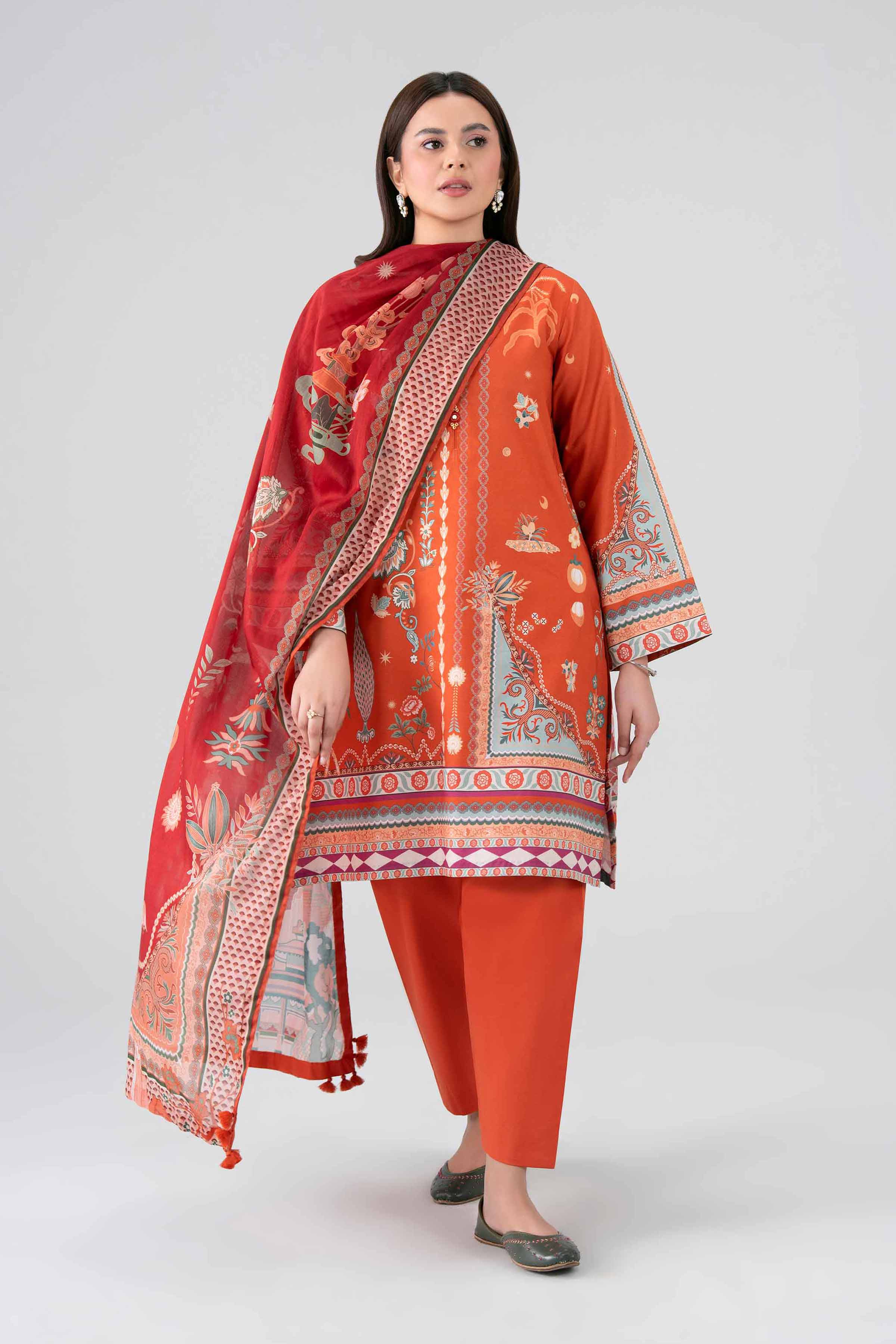3 Piece - Digital Printed Suit - 42602105 for Women - Unstitched Collection | Shop Online