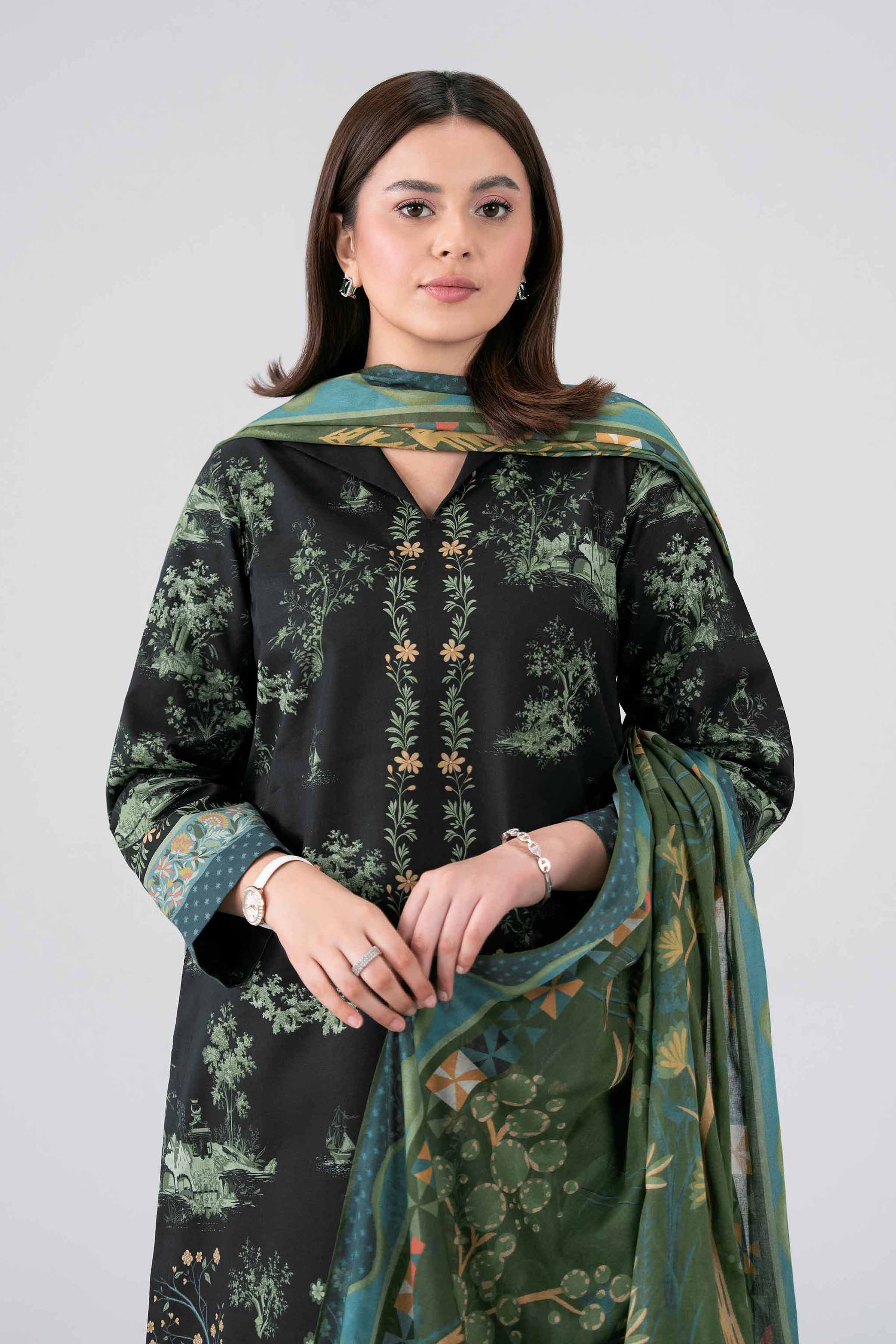3 Piece - Digital Printed Suit - 42602106 for Women - Unstitched Collection | Shop Online
